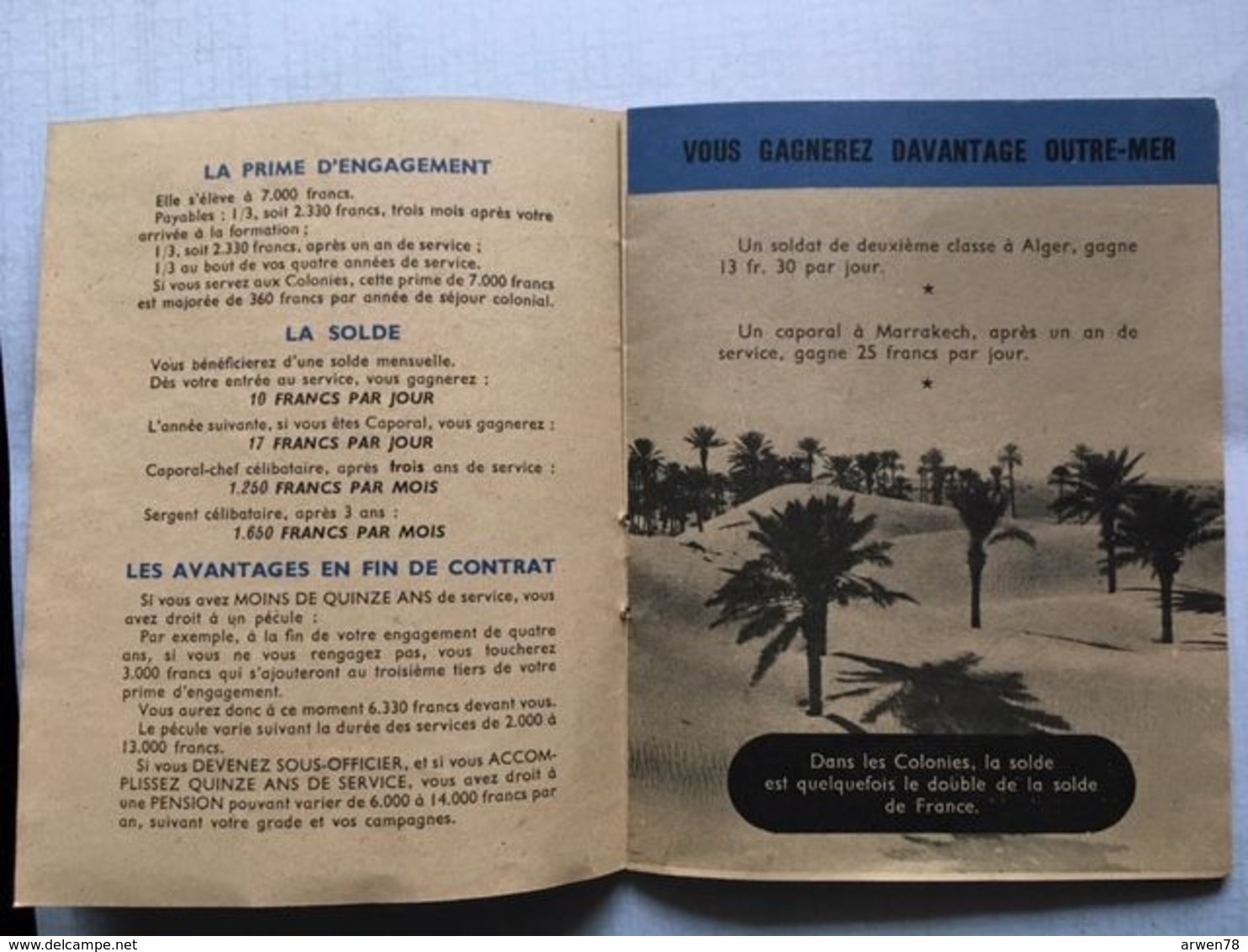 plaquette propagande 6 raisons de vous engager dans l"armée de l'air petain anti juif