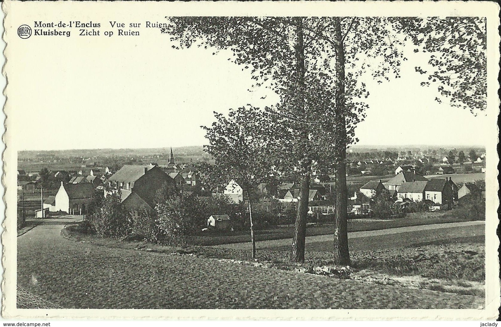 Mont - De - L' Enclus -- Vue Sur Ruien.      ( 2 Scans ) - Mont-de-l'Enclus