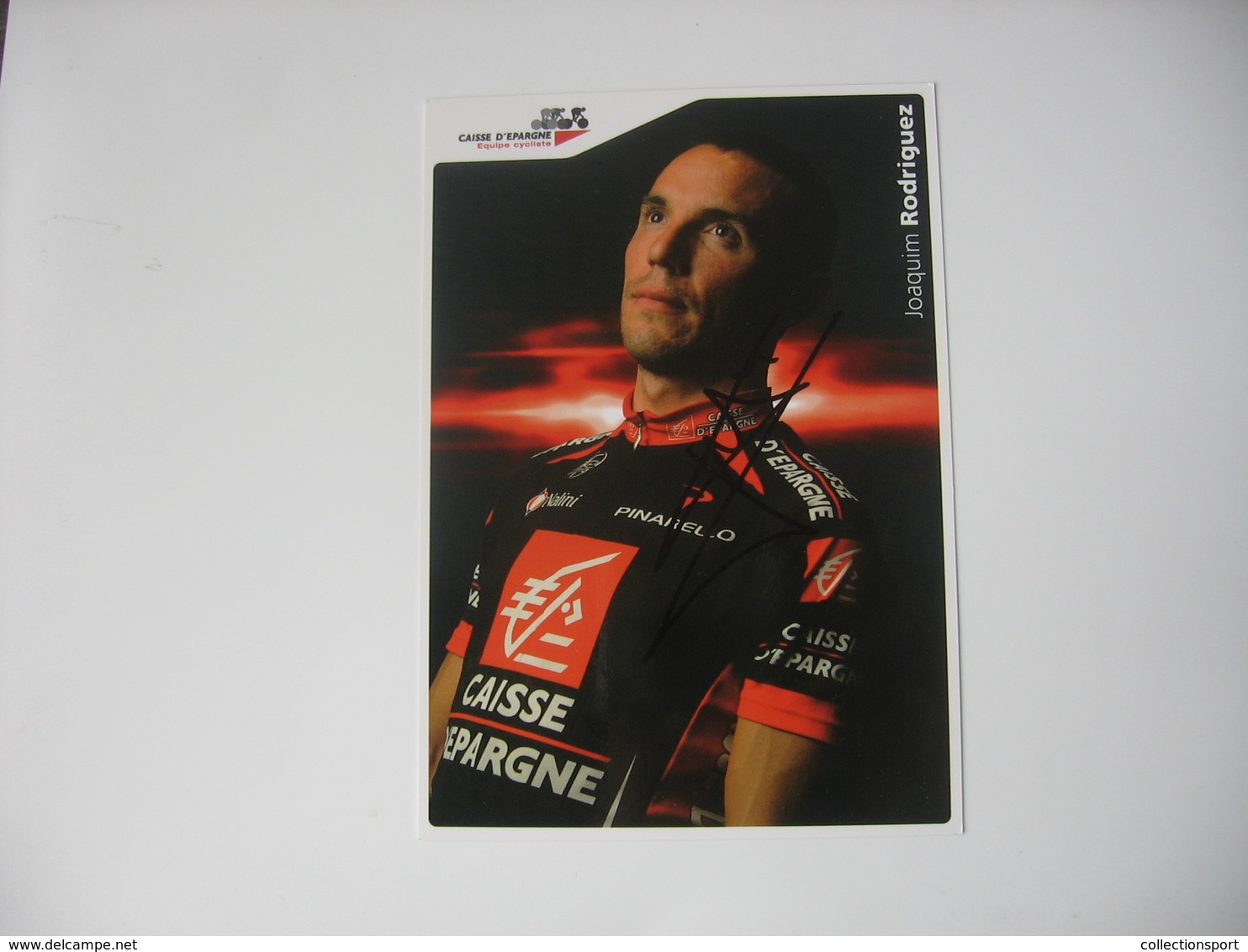 Cyclisme - Autographe - Carte Signée Joaquim Rodriguez - Cyclisme