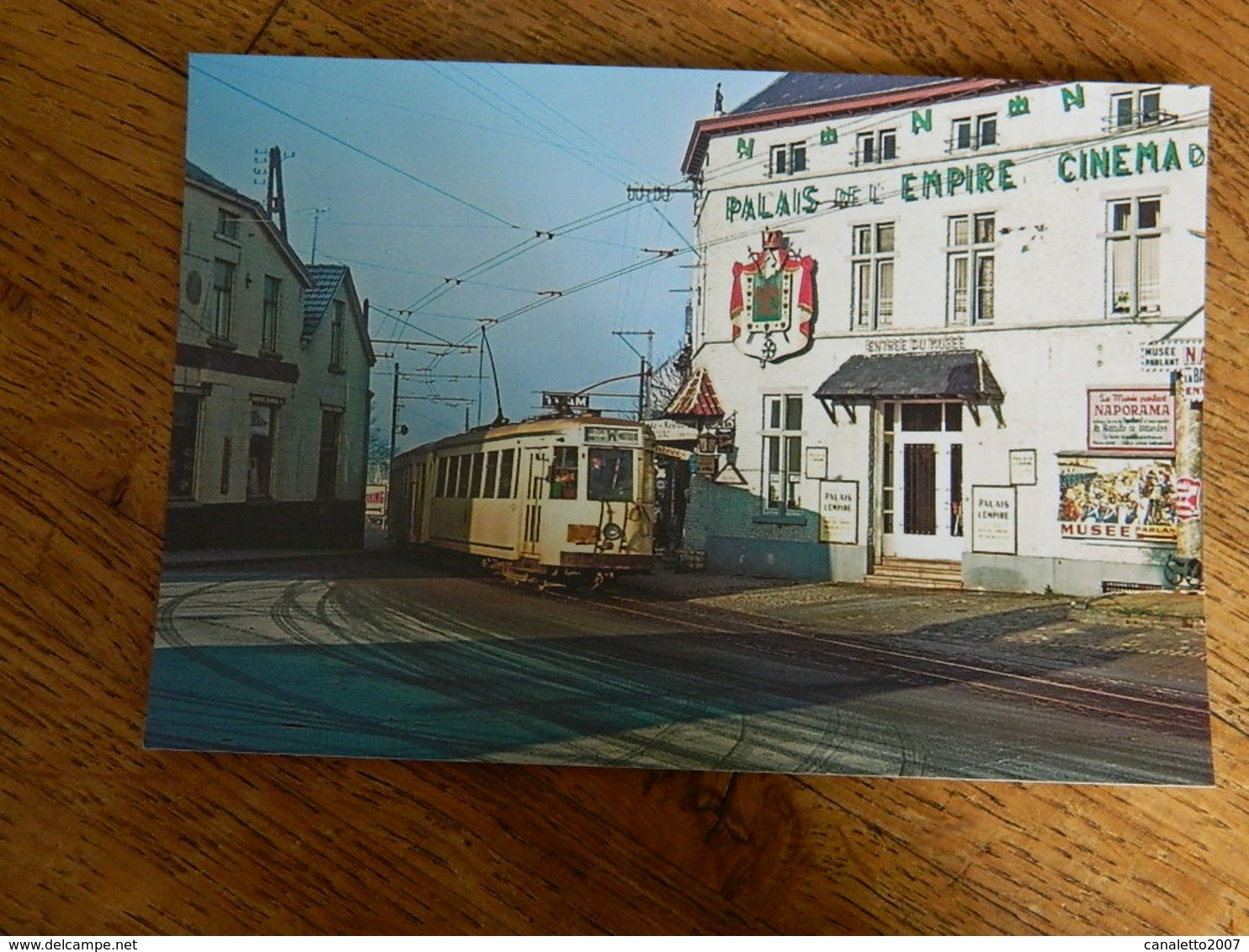 WATERLOO +TRAM : PHOTO  10X15  LE TRAM  AU PALAIS DE L'EMPIRE LE 7 DECEMBRE 1963 - Waterloo