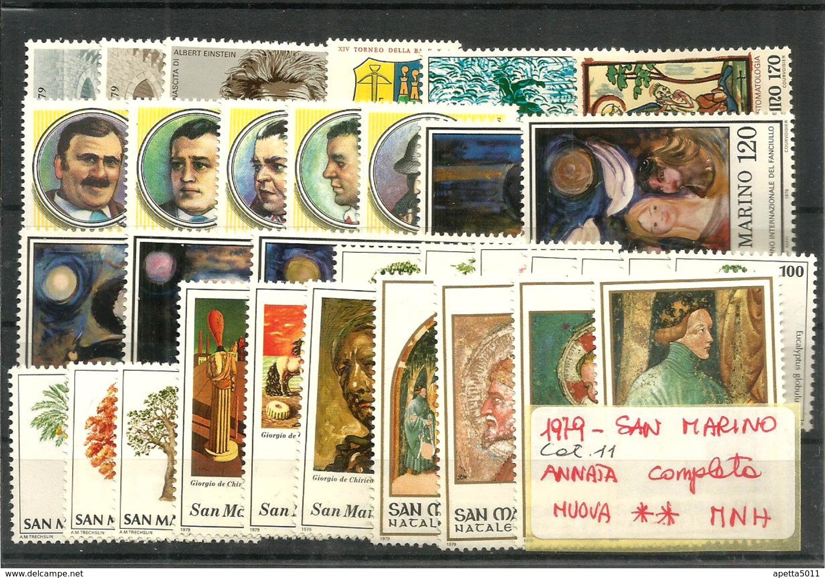 1979 SAN MARINO Annata Completa Nuova ** MNH - Nuovi