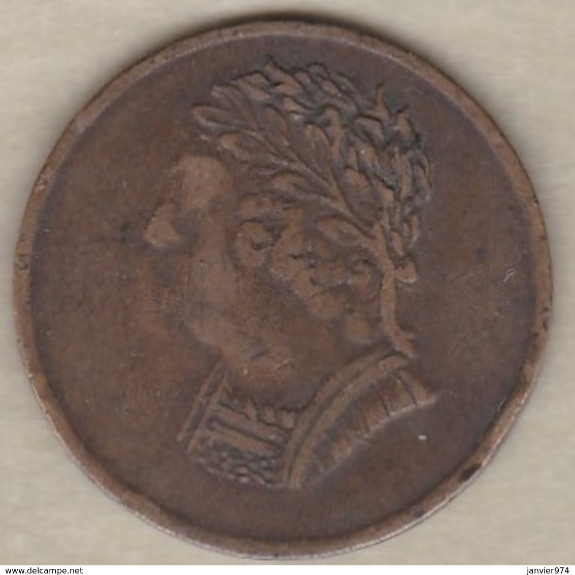 Canada . Half Penny Token 1820 . Buste Et Harpe. - Canada