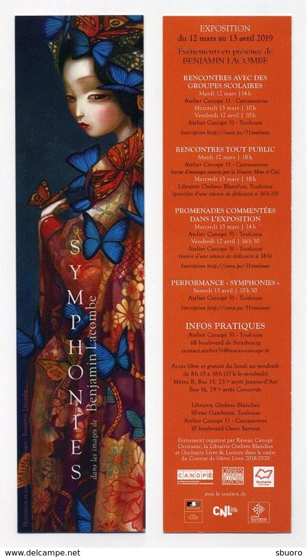 Marque-page - Symphonies - Benjamin Lacombe - Bookmarks