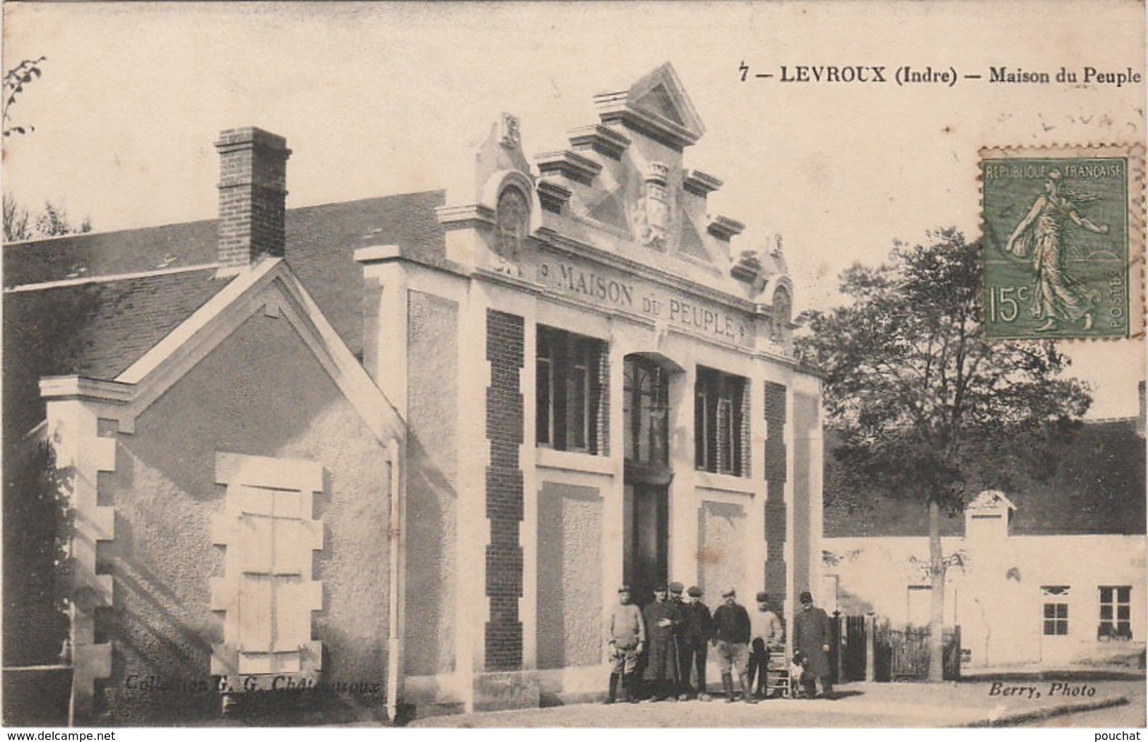 A11- 36) LEVROUX (INDRE)  MAISON DU PEUPLE - (ANIMEE - 2 SCANS) - Autres & Non Classés