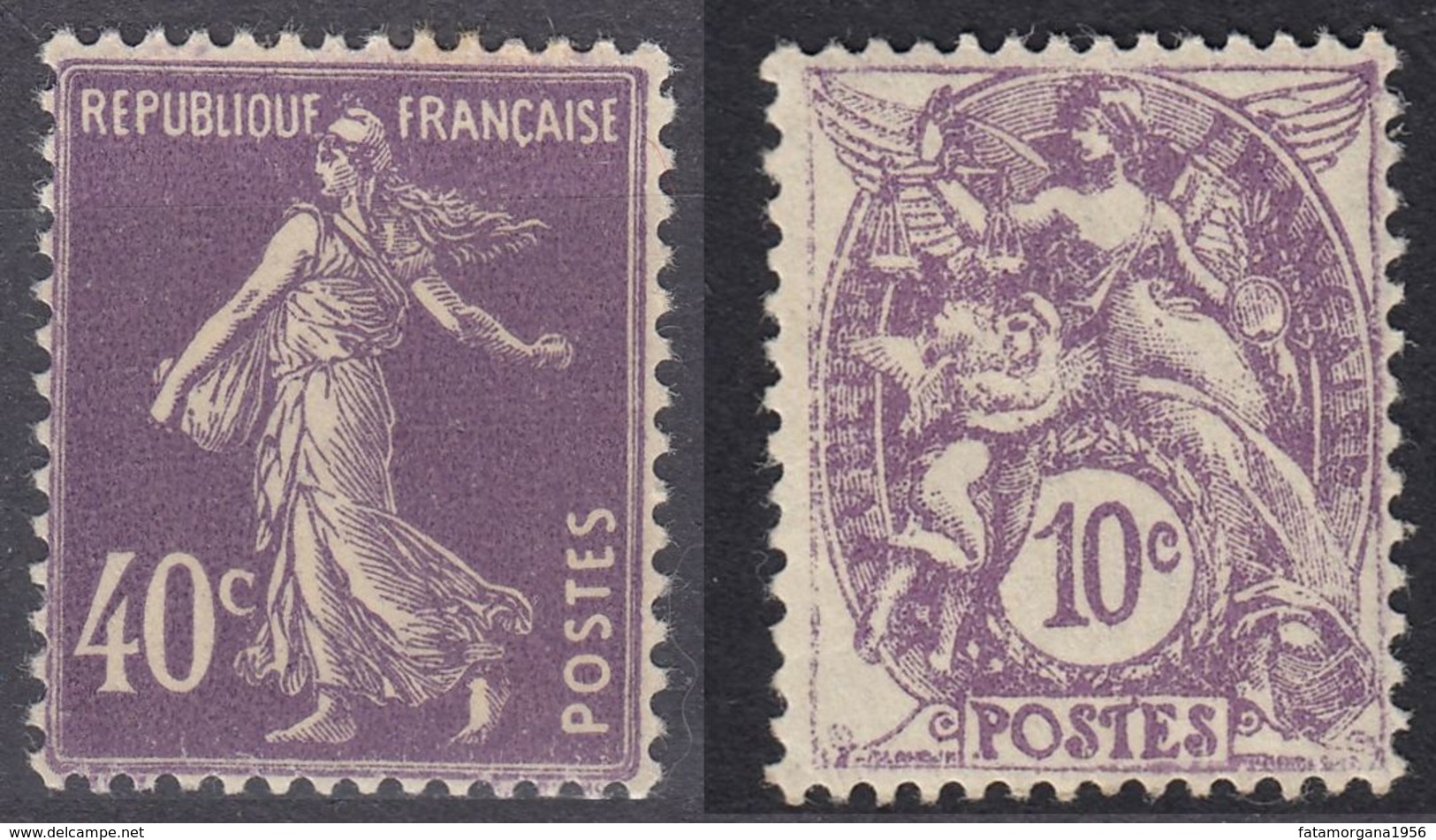 FRANCE - 1927/1931 - Lotto Di 2 Valori Nuovi MH: Yvert 233 E 236. - Nuovi