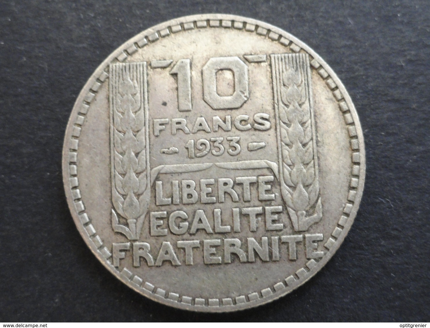 10 FRANCS TURIN ARGENT 1933 FRANCE - Autres & Non Classés