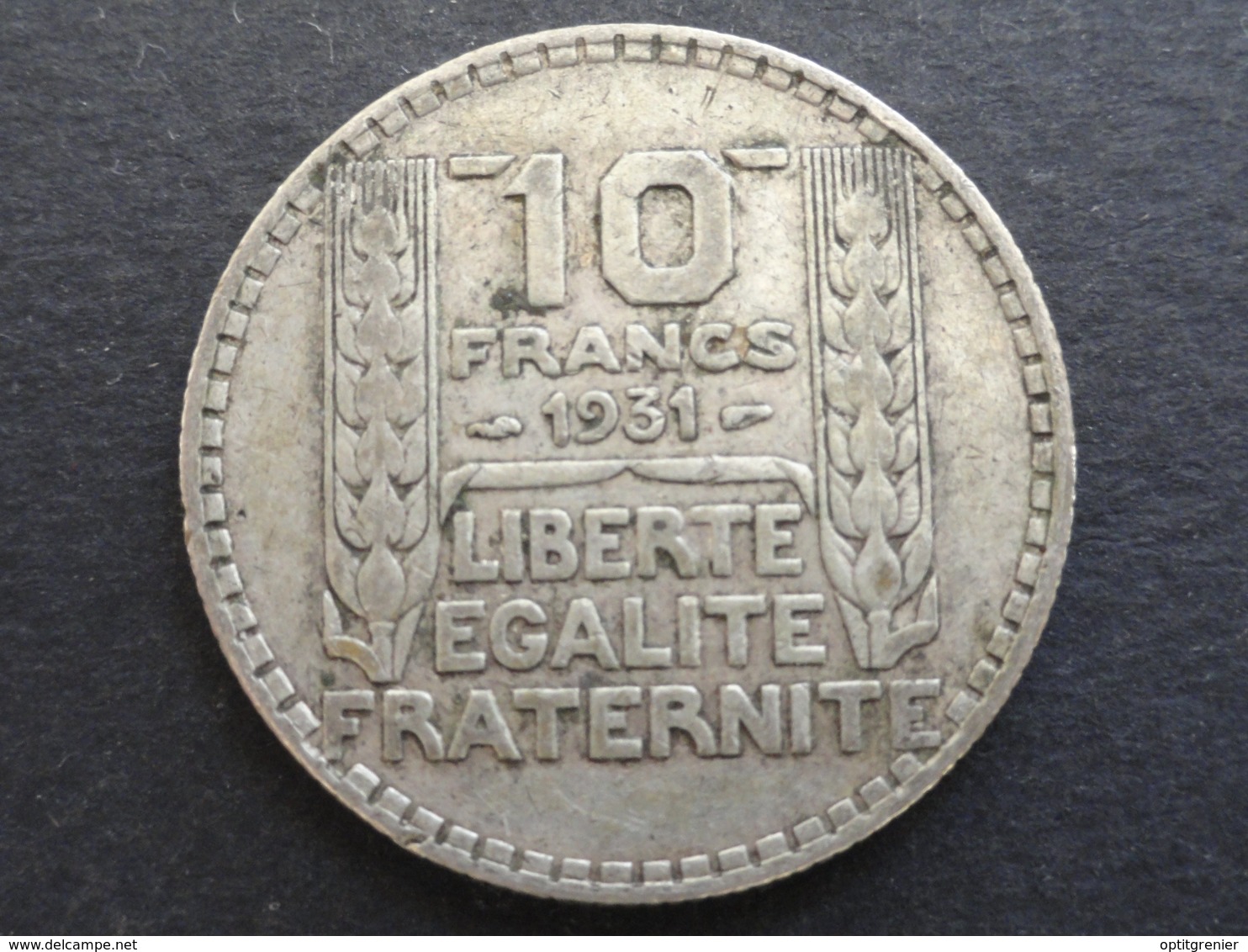 10 FRANCS TURIN ARGENT 1931 FRANCE - Autres & Non Classés