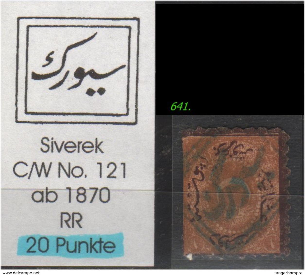 EARLY OTTOMAN SPECIALIZED FOR SPECIALIST, SEE....Stempel - SIVEREK -RR- - Gebraucht