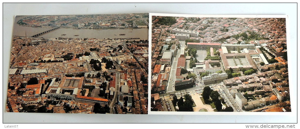 Carte Postale Double : BORDEAUX : Ecole Du Service De Santé Des Armées , Lycée Eiffel, Vue Aérienne - Bordeaux