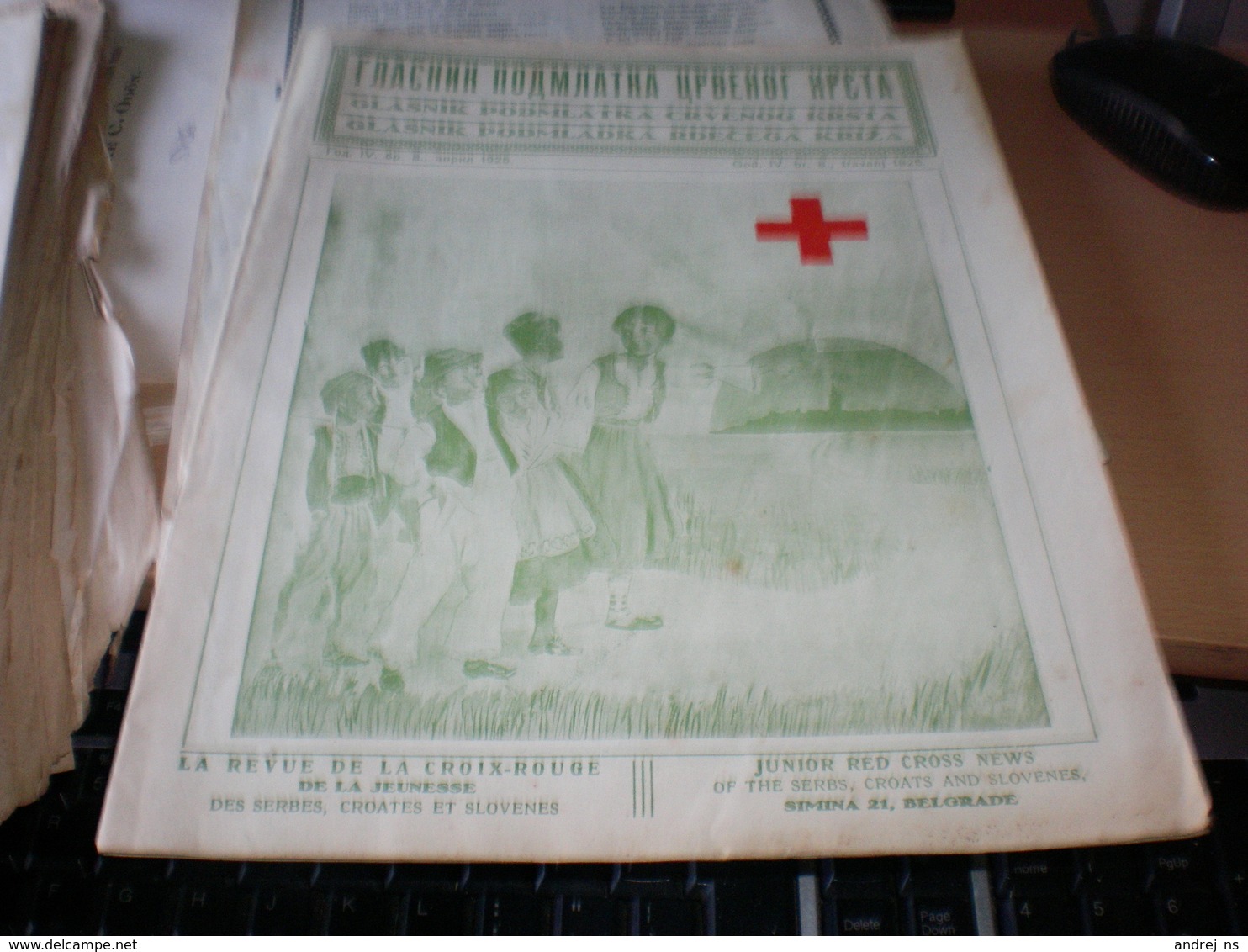 Glasnik Podmladka Crvenog Krsta  Junior Red Cross News  Beograd 1925 16 Pages Srpski Daci Ajacio Korzika - Slav Languages