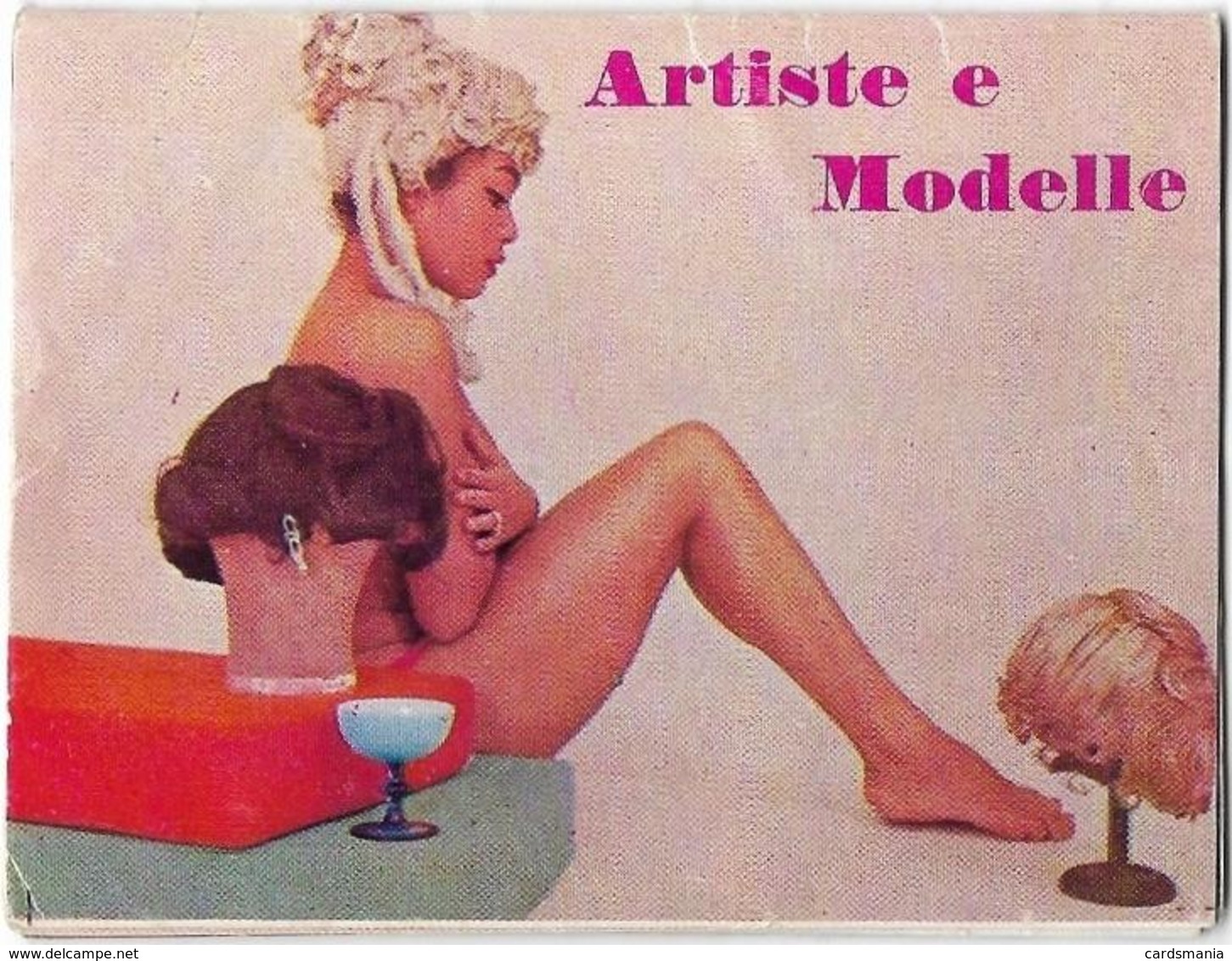 Calendarietto ARTISTE E MODELLE 1964 - Formato Piccolo : 1961-70