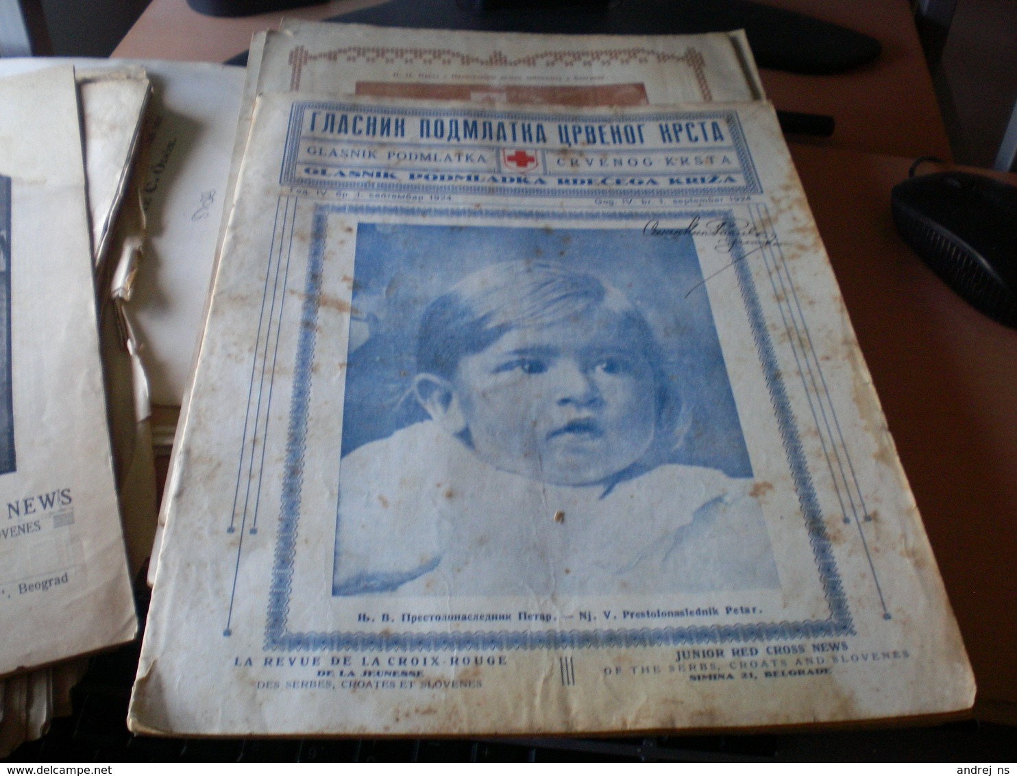 Glasnik Podmladka Crvenog Krsta  Junior Red Cross News  Beograd 1925 16 Pages Nj V Prestolonaslednik Petar - Slav Languages