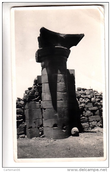 Syrie - Bosra - Photo Originale - Temple De Buissereth - Format 11 X 6.5 Cm - Lieux