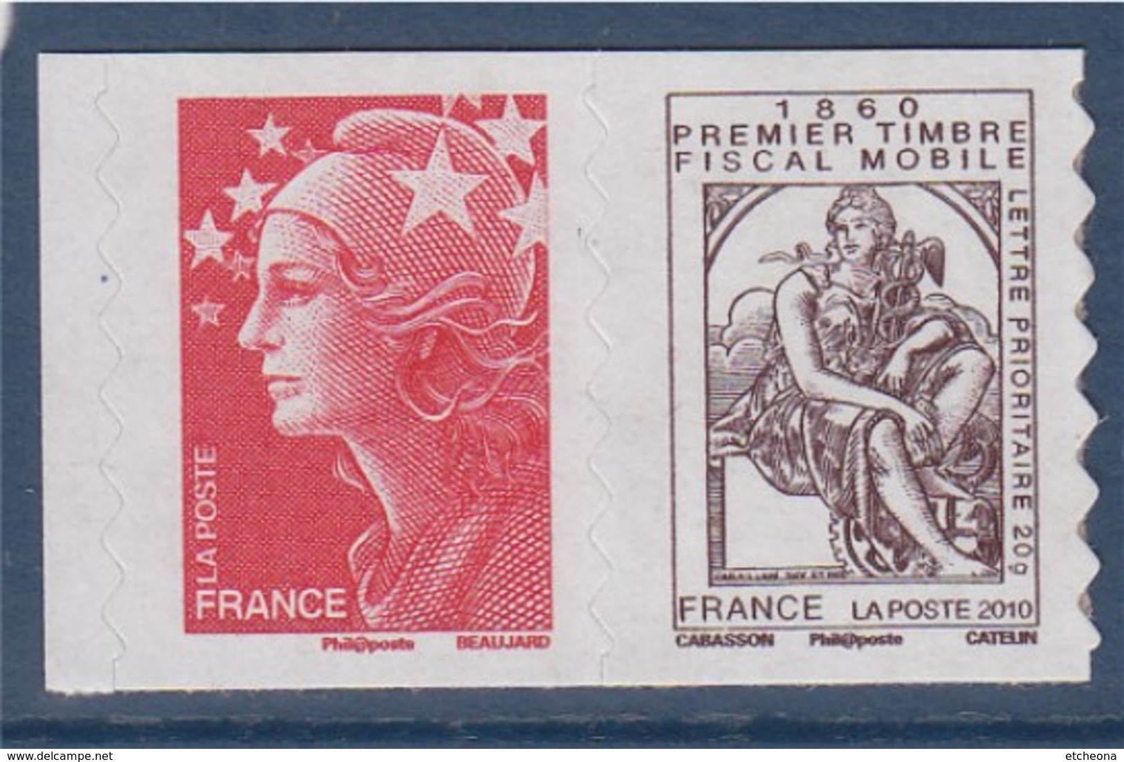 = Issus CARNET X12, Paire Marianne De Beaujard Et Type Cabasson, TVP Pour Le France -20g N°P507 (507 Et 175) - Sonstige & Ohne Zuordnung