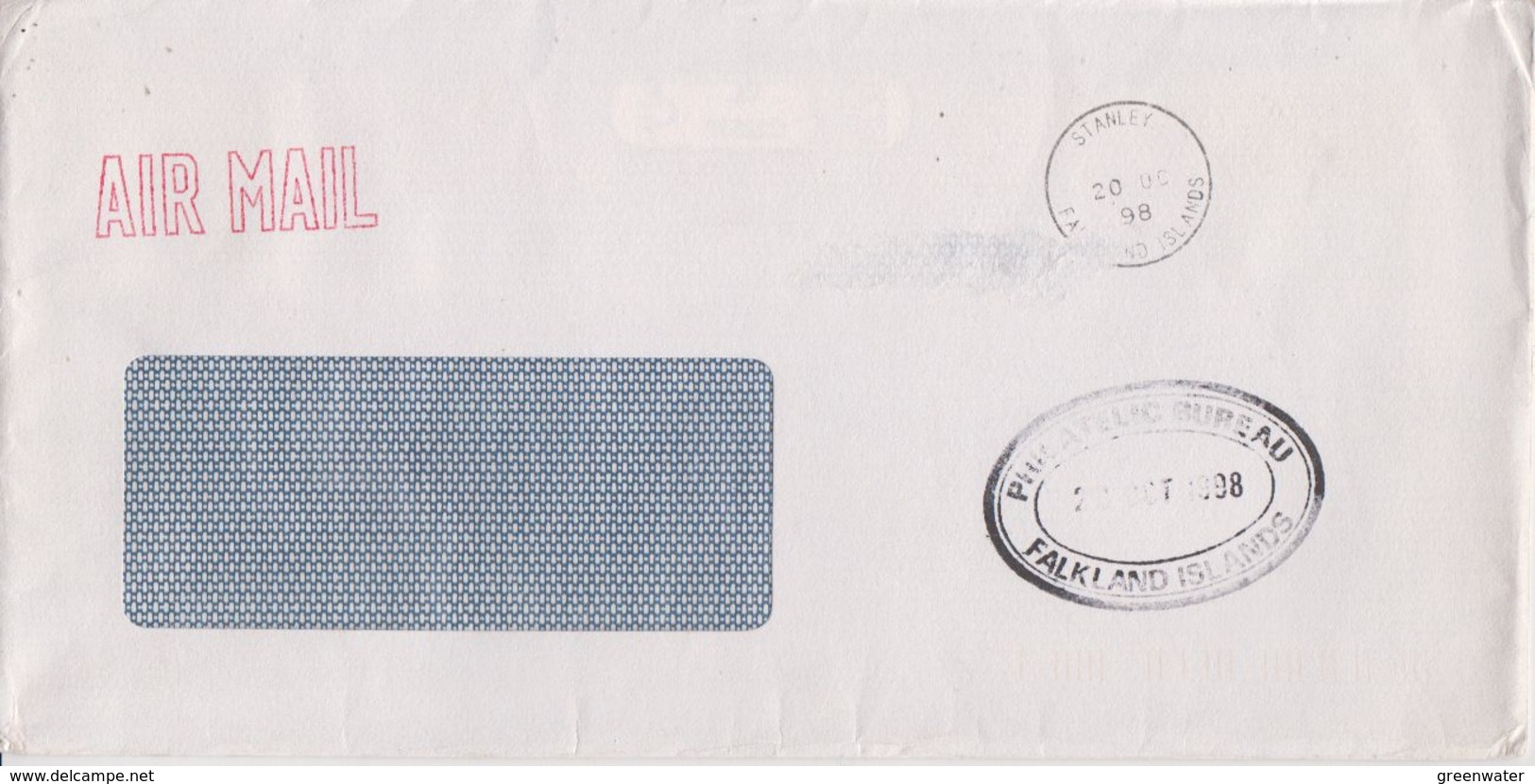 Falkland Islands 1998 Cover Philatelic Bureau Ca Stanley 20 Oc 98 (F7734) - Falkland Islands