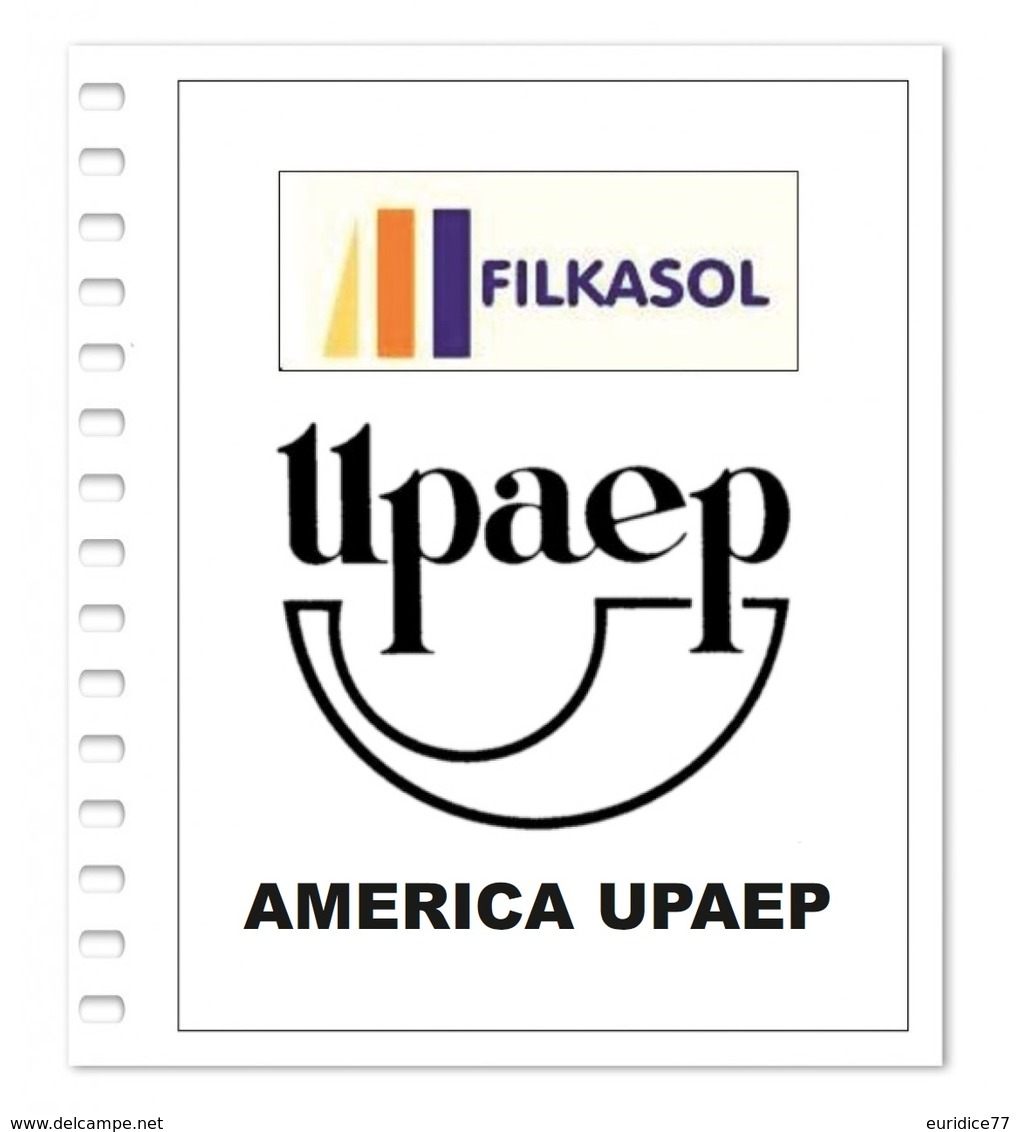 Suplemento Filkasol America U.P.A.E.P. 1989-1994 - Ilustrado Para Album 15 Anillas - Pre-Impresas