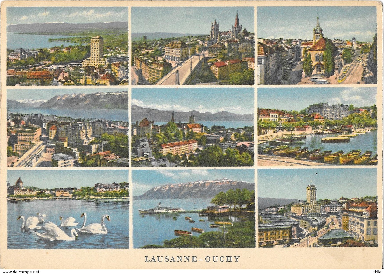 LAUSANNE - OUCHY - 1957 - Lausanne