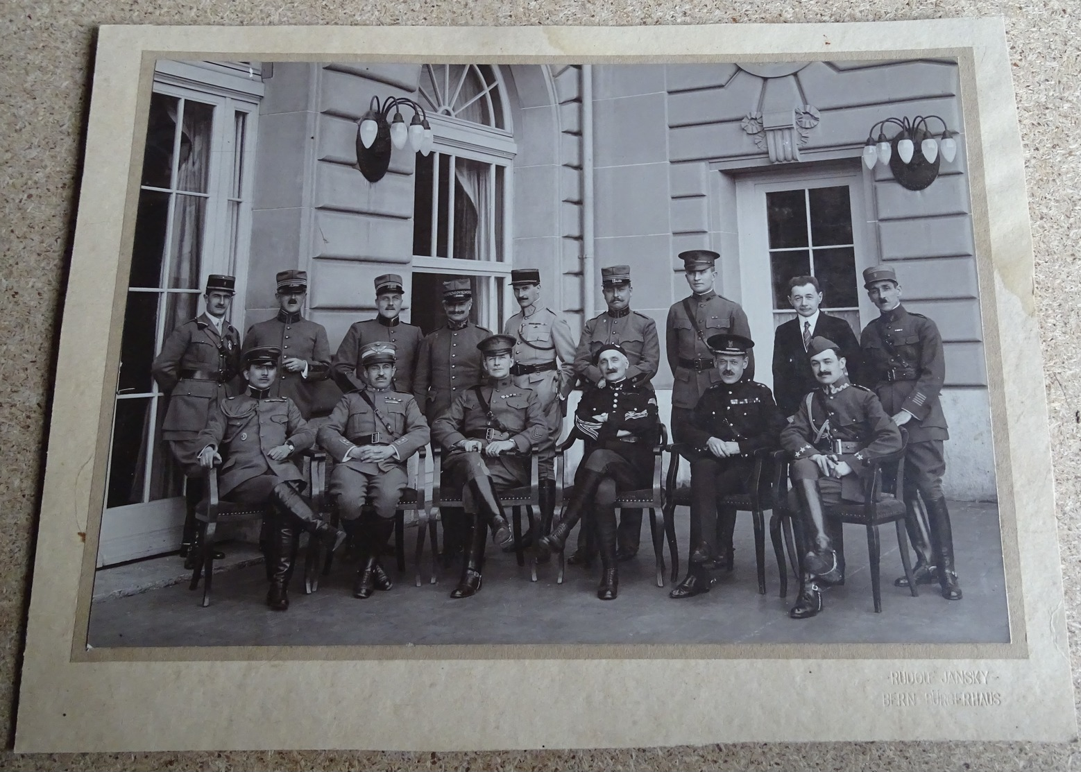 Photo Originale Ancienne - Réunion De Généraux Militaire - Photo Rudolf Jansky - Bern - Bürgerhaus - Célébrités