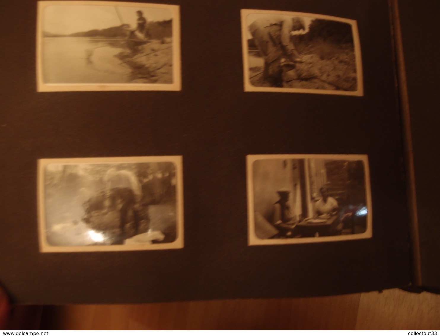 Militaria album photo guerre du Rif Maroc avions voitures anciennes train