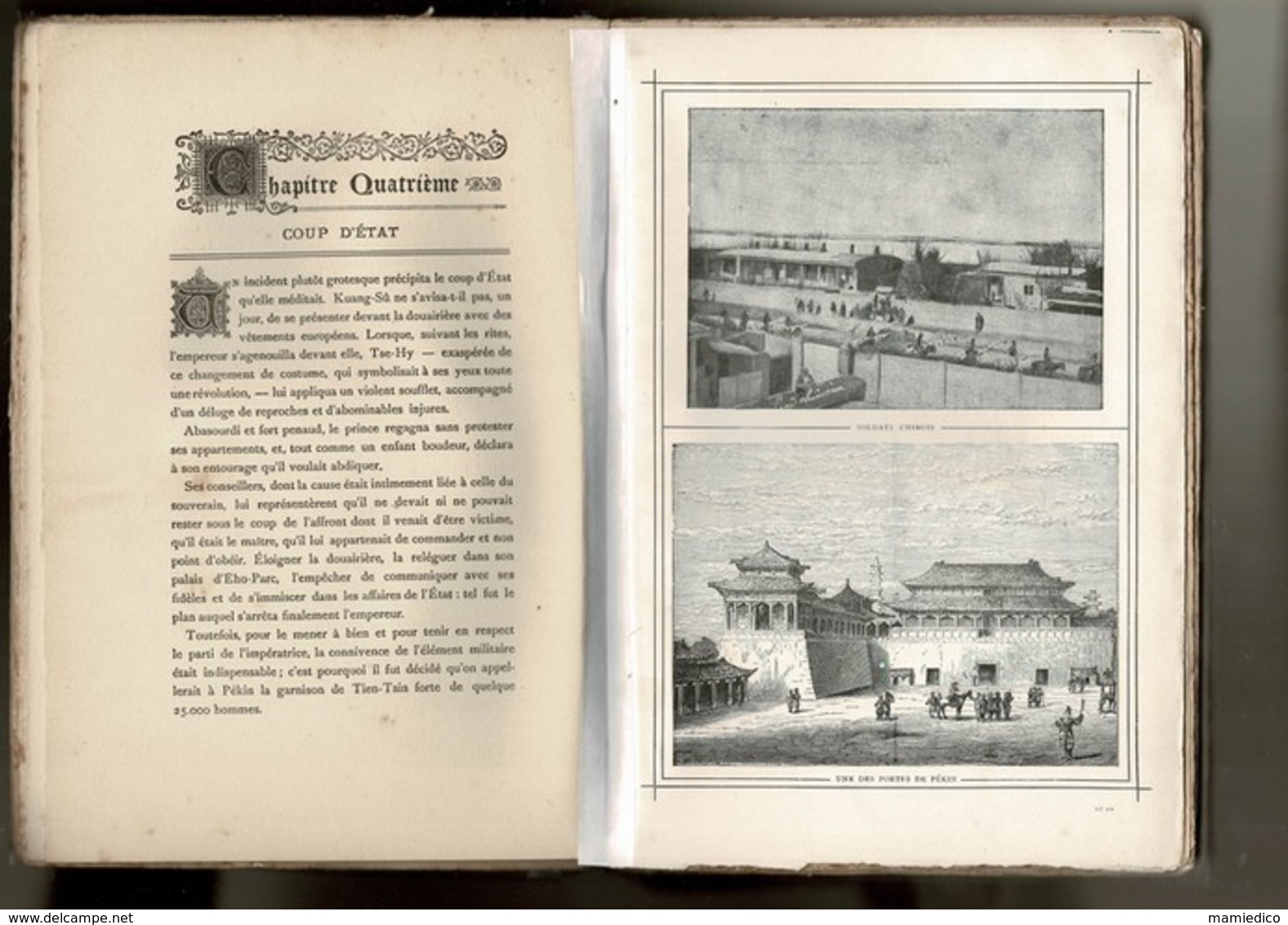 Livre De 292 Pages  HISTOIRE: "LE DRAME DE PEKIN EN 1900" Nombreuses Gravures. Vendu En L'état Avec Salissures - Histoire