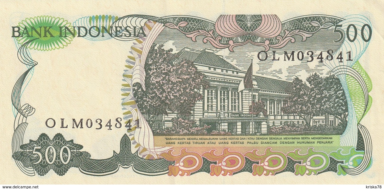 500 RUPIAH - Indonesië