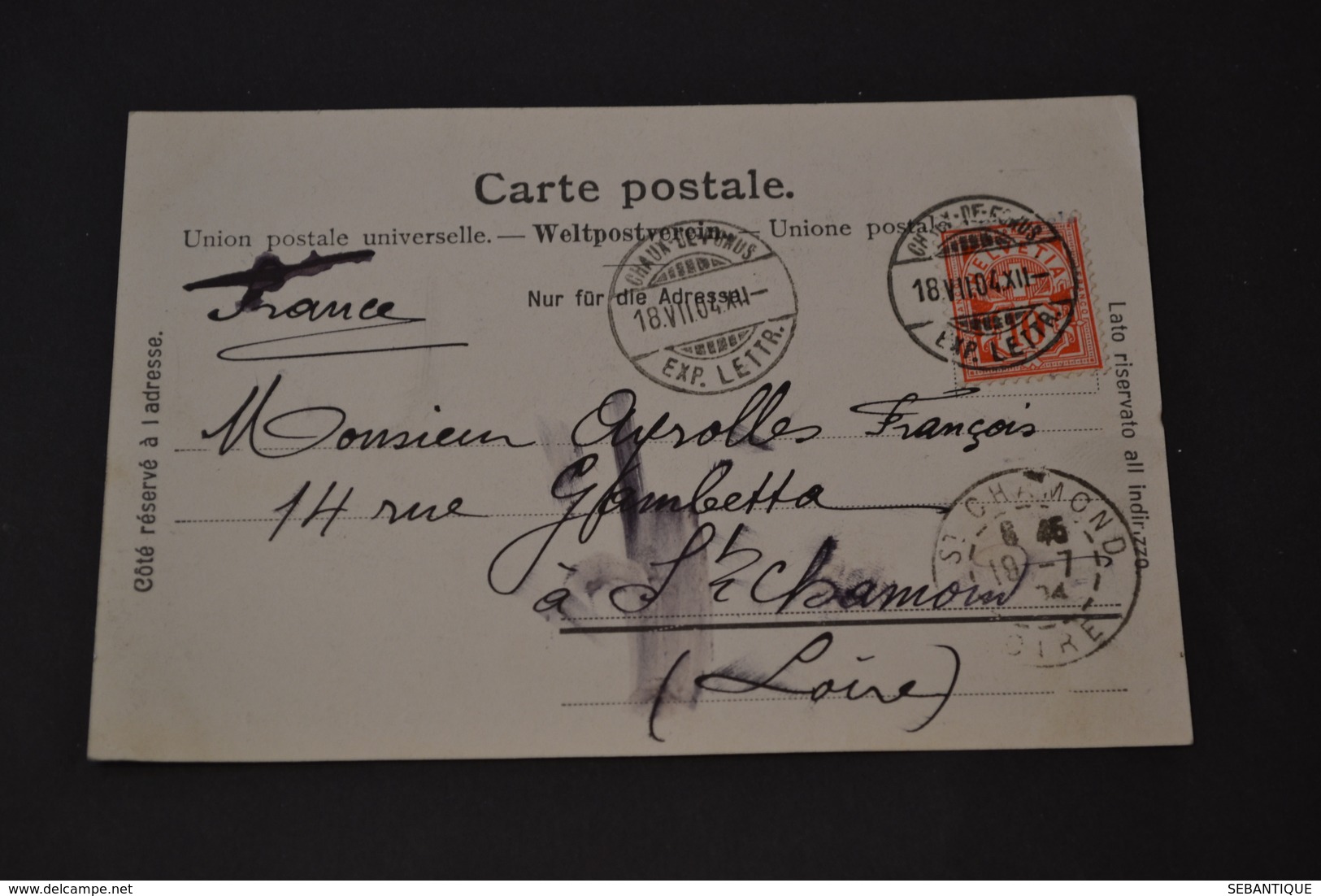 Carte Postale 1904 Suisse Sorti Du Tunnel Du Mont Sagne Aux Convers - Mon