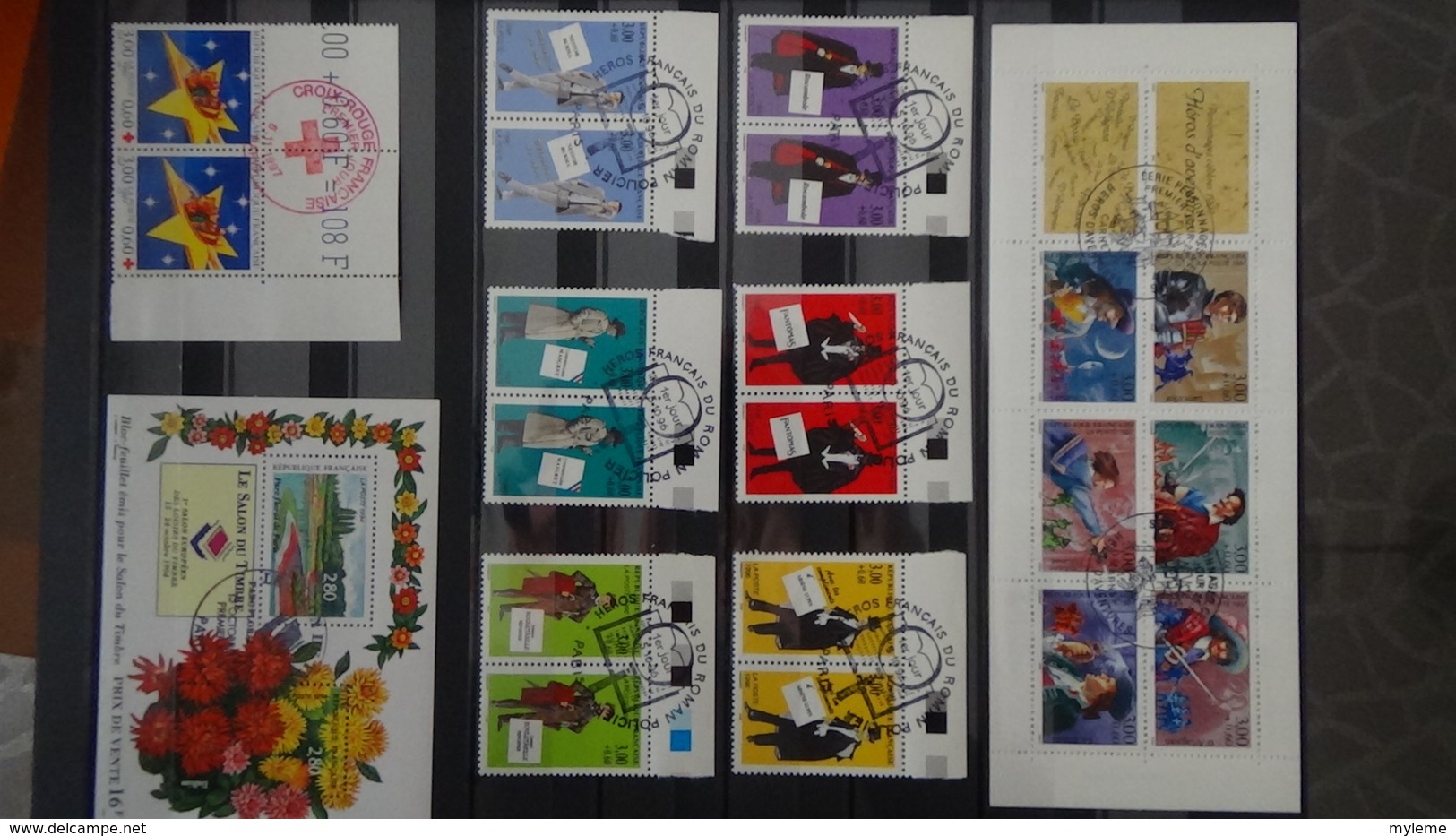 Timbres, Blocs, Carnets Oblitérés 1er Jour De France. Très Beau !!! - Collections (en Albums)