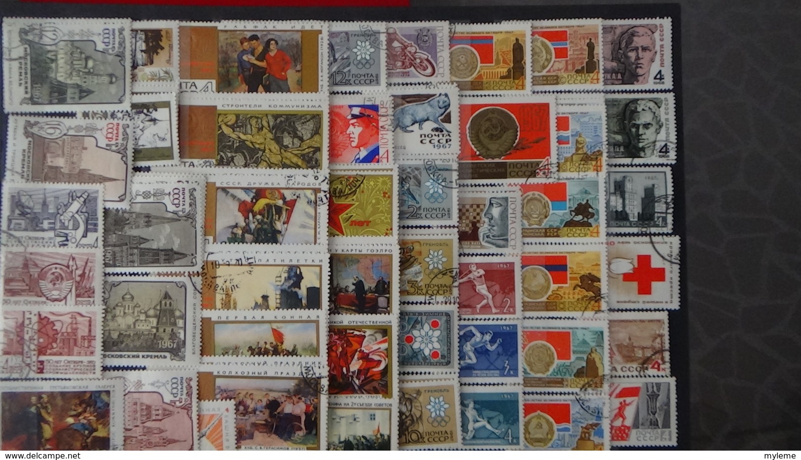 Collection de timbres et blocs de RUSSIE. A saisir !!!