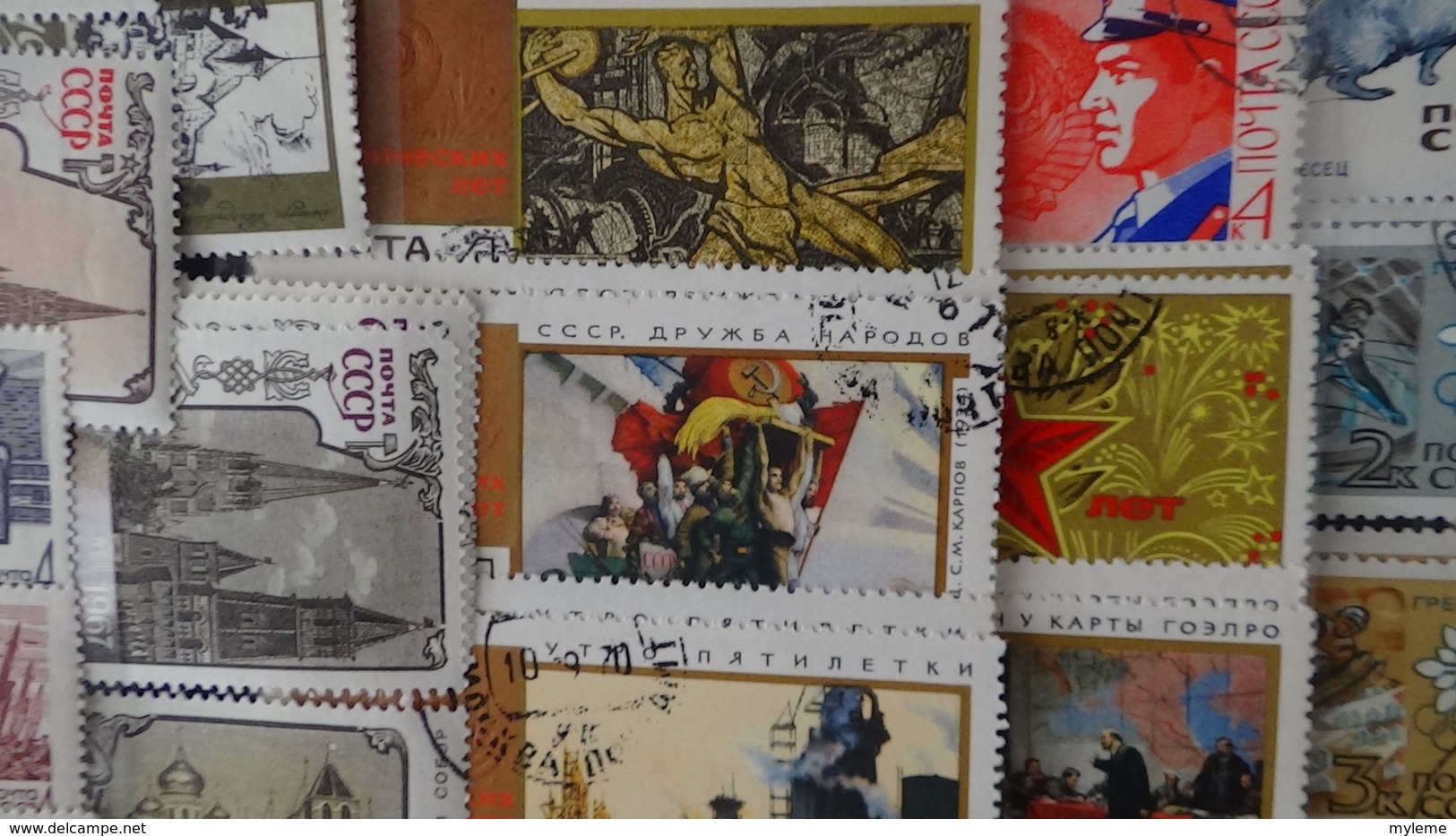 Collection de timbres et blocs de RUSSIE. A saisir !!!
