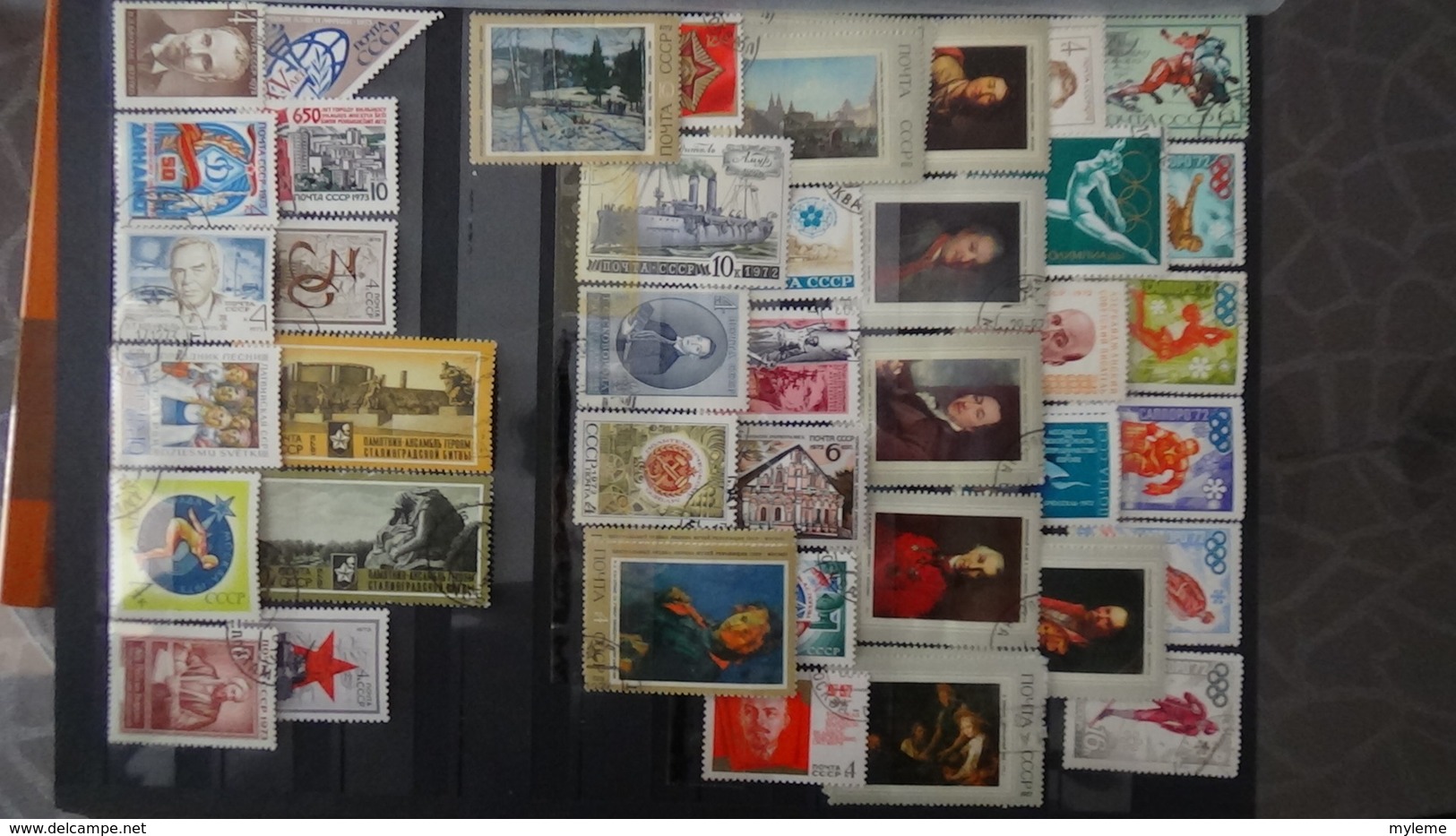 Collection de timbres et blocs de RUSSIE. A saisir !!!