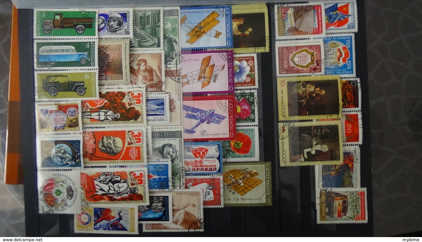 Collection de timbres et blocs de RUSSIE. A saisir !!!