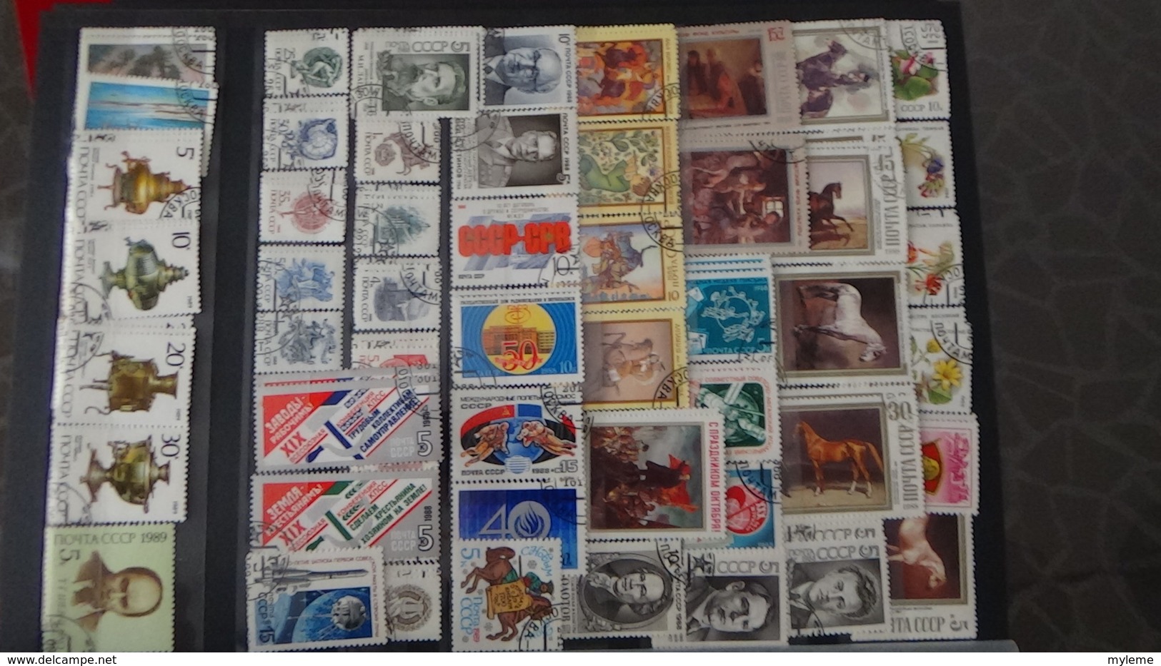 Collection de timbres et blocs de RUSSIE. A saisir !!!