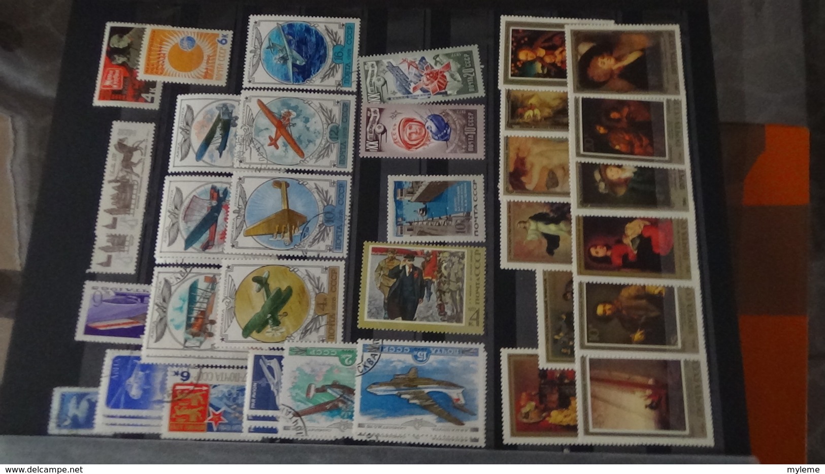 Collection de timbres et blocs de RUSSIE. A saisir !!!