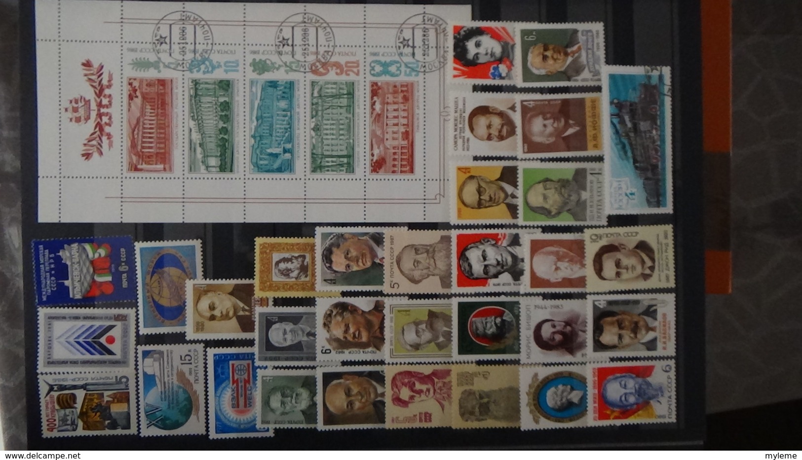 Collection de timbres et blocs de RUSSIE. A saisir !!!