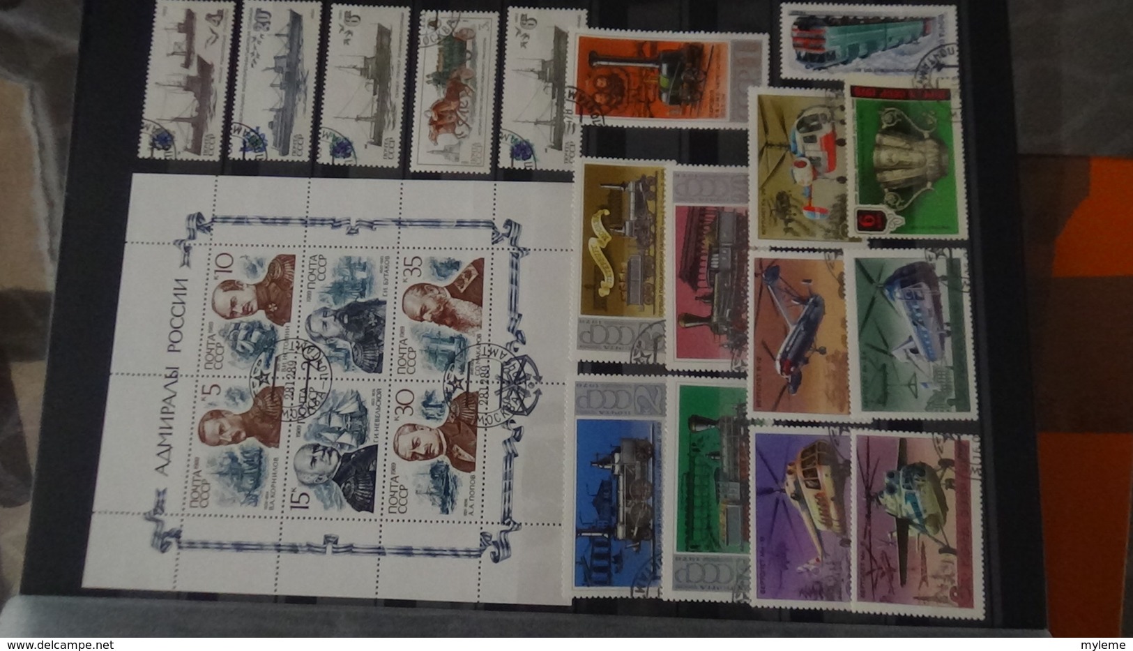 Collection de timbres et blocs de RUSSIE. A saisir !!!