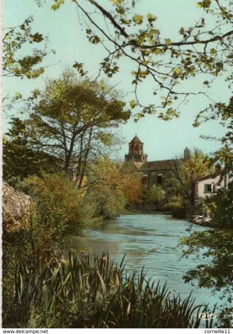 84 - LE THOR - LA SORGUES ET L'ÉGLISE NOTRE DAME DU LAC - Autres & Non Classés