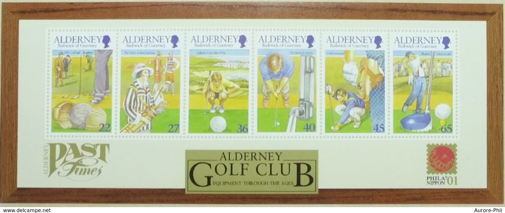 Golf Aurigny / Alderney Golf Club Timbres  174/179 - Golf