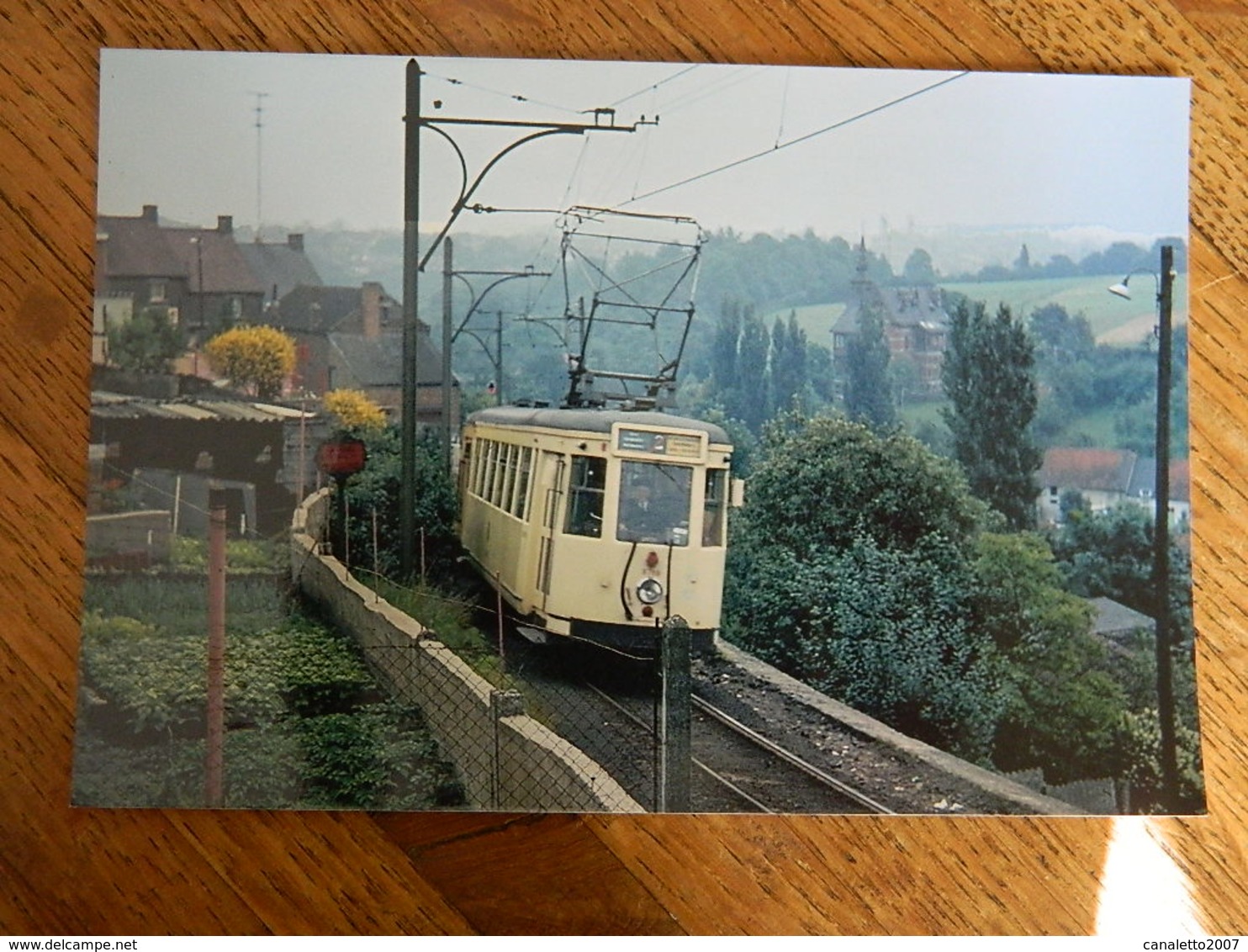 PETIT-WASMES +TRAM:PHOTO 10X15 -TRAM -LE TRAM DANS LA COTE DE ST ROCH 18/7/1965 - Autres & Non Classés