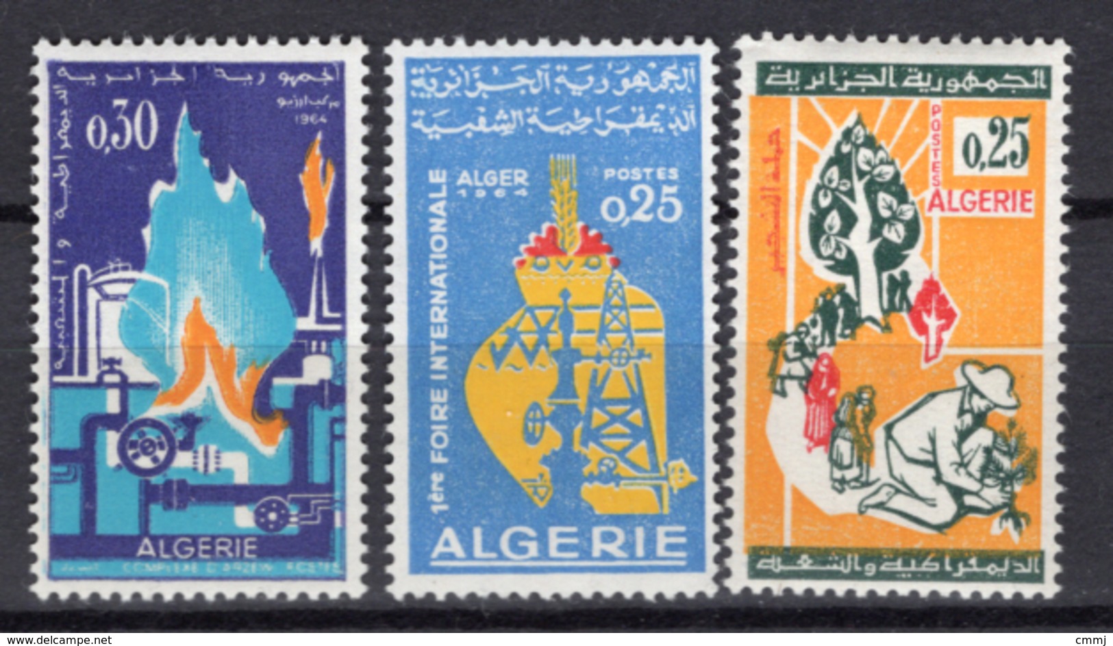 1963 - ALGERIA - Yv.  Nr. 401/403 - NH - (UP131.52) - Algeria (1962-...)