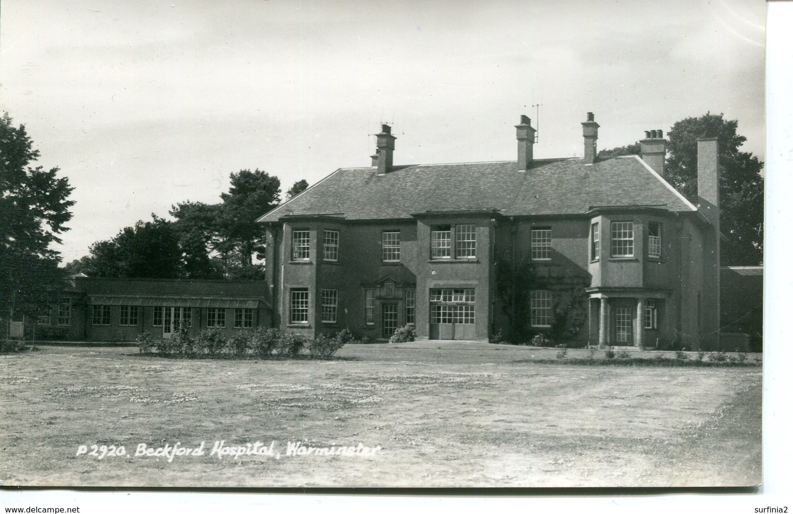 WILTS - WARMINSTER - BECKFORD HOSPITAL RP Wi330 - Other & Unclassified