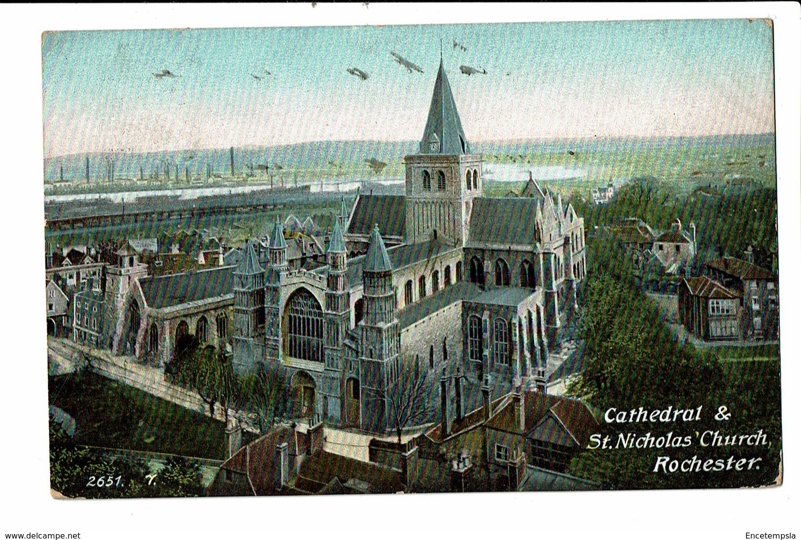 CPA - Carte Postale Royaume Uni - Rochester-- Cathedral & St Nicholas Church 1908- VM2445 - Rochester