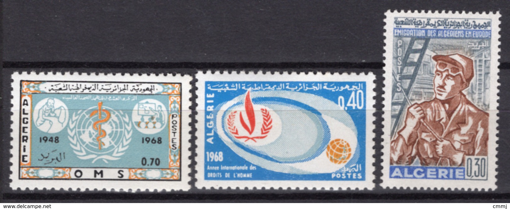 1968 - ALGERIA - Yv.  Nr. 467+468+469 - NH - (UP131.54) - Algeria (1962-...)