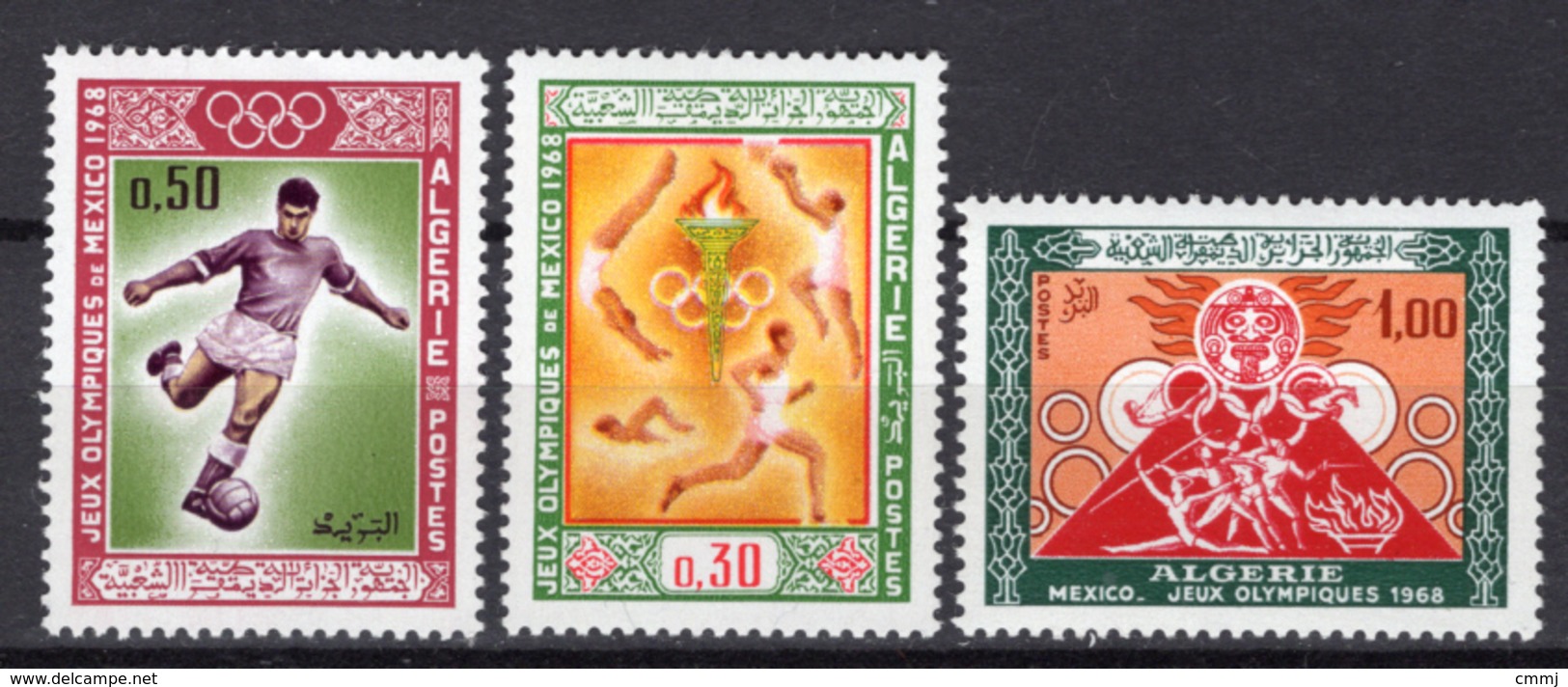 1968 - ALGERIA - Yv.  Nr. 474/476 - NH - (UP131.54) - Algerien (1962-...)