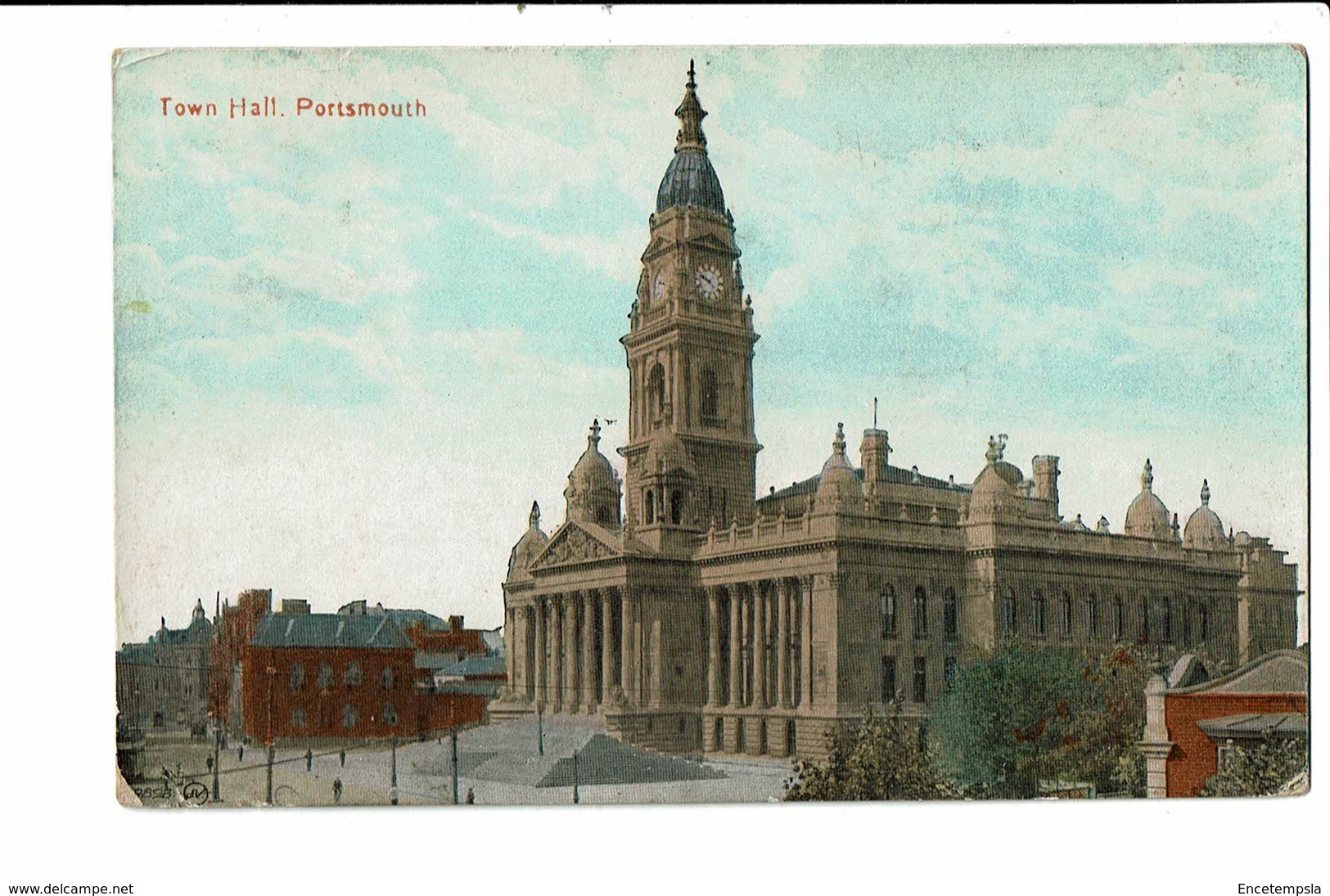 CPA - Carte Postale Royaume Uni - Portsmouth - Town Hall VM2448 - Portsmouth