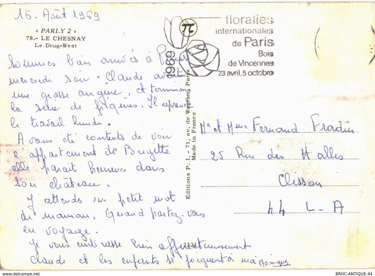 CPM* N°3070 - PARLY 2 - LE CHESNAY - LE DRUG-WEST - Le Chesnay