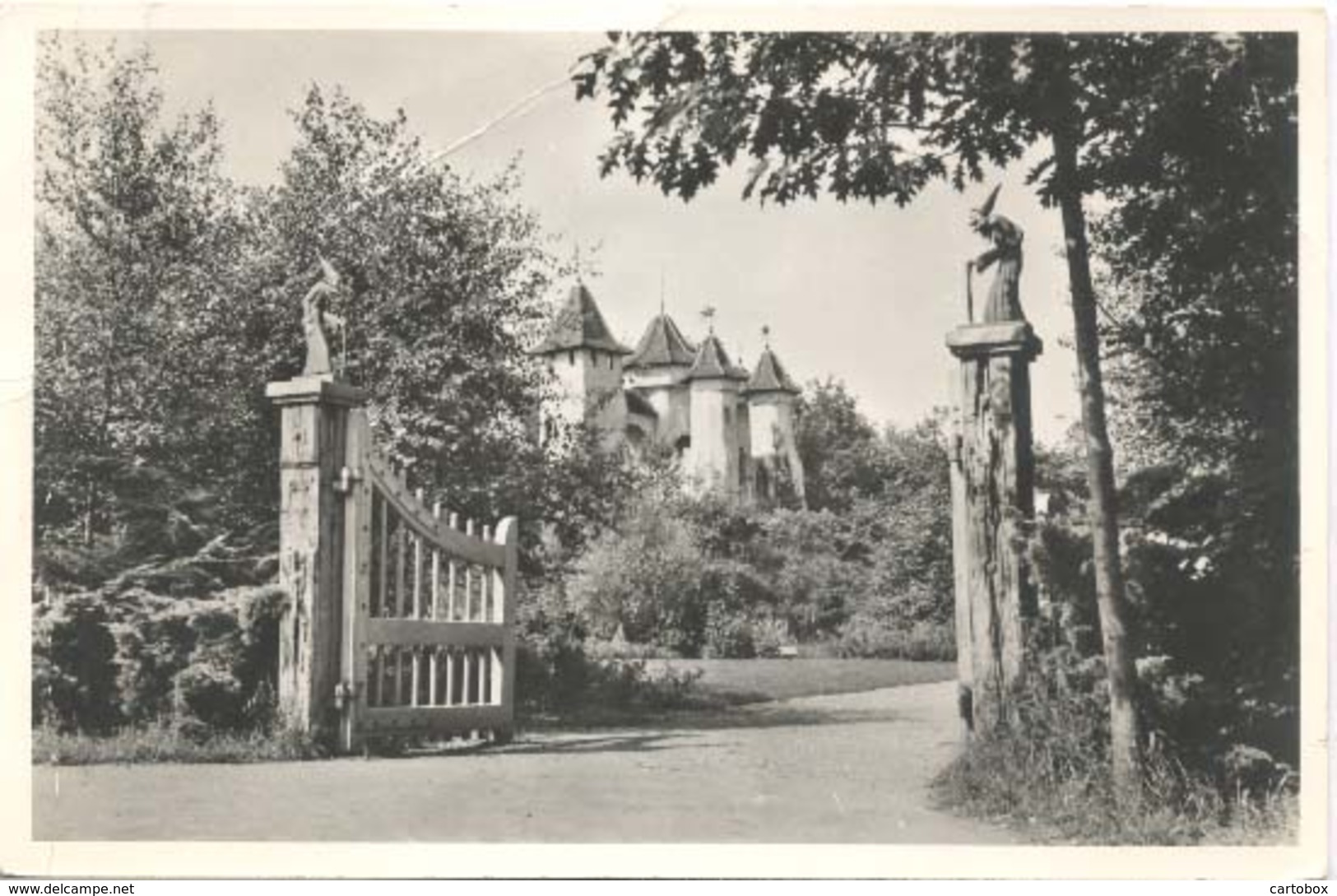 Kaatsheuvel, De Efteling, Toegangshek En Kasteel       (glansfotokaart) - Kaatsheuvel