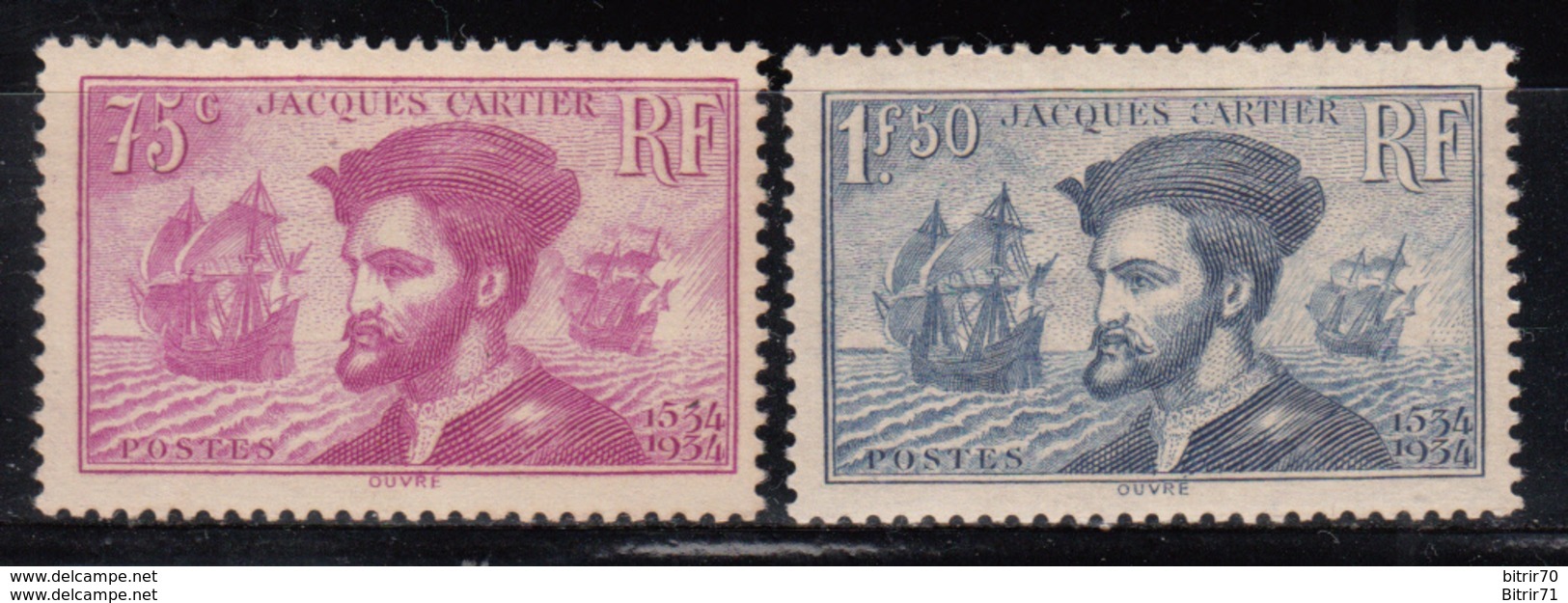 1934  YVERT Nº 296 / 297  , MNH - Nuevos