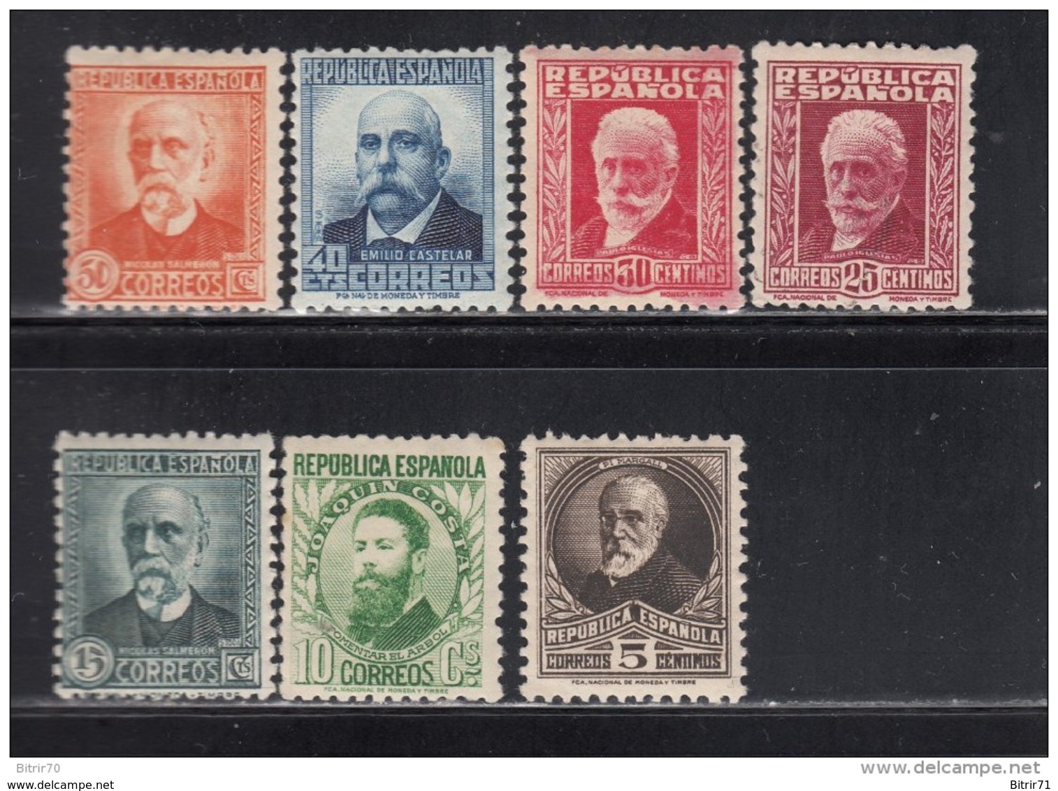 1931 - 1932     EDIFIL   Nº   655 / 661   / * / - Ungebraucht