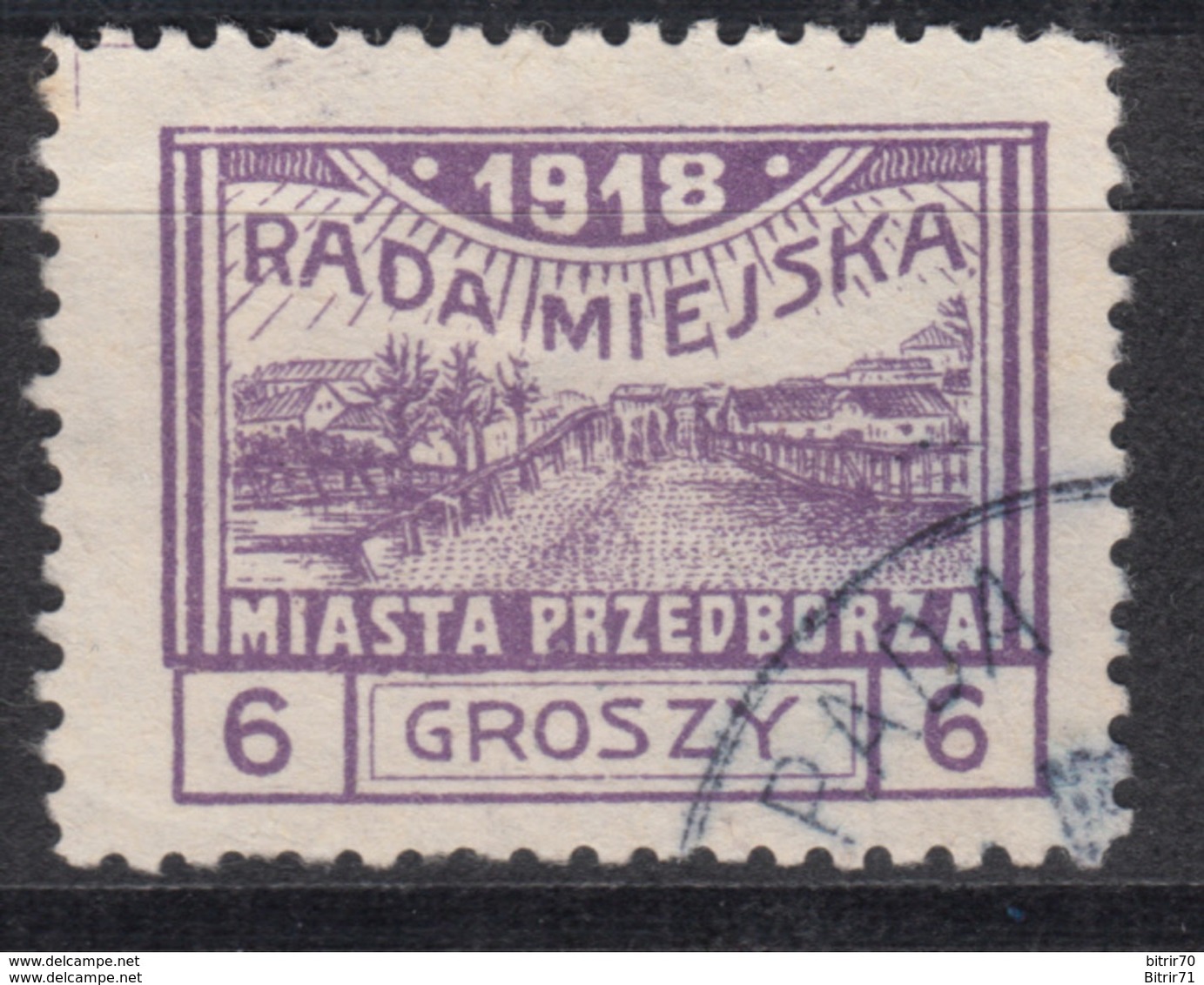 1918  PRZEDBÓRZ ,  MICHEL Nº 9 - Ungebraucht