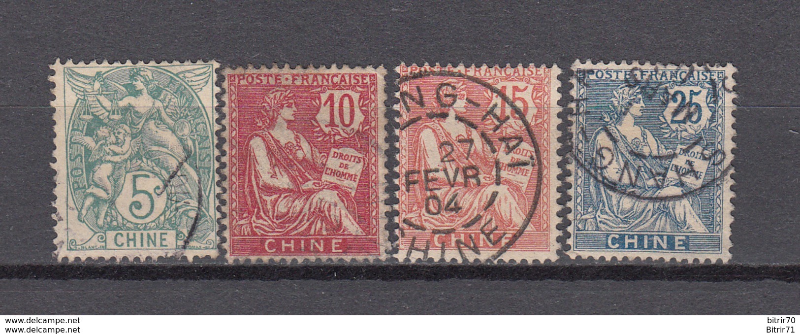 1902 - 1906    YVERT  Nº  23 , 24 , 25 , 27 , - Used Stamps